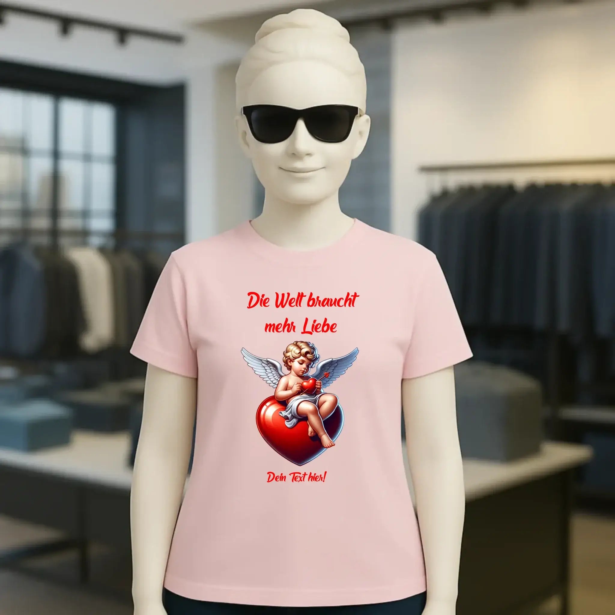 Mehr Liebe • Valentinstag • Ladies Premium T-Shirt XS-2XL aus Bio-Baumwolle für Damen • Exklusivdesign • personalisiert