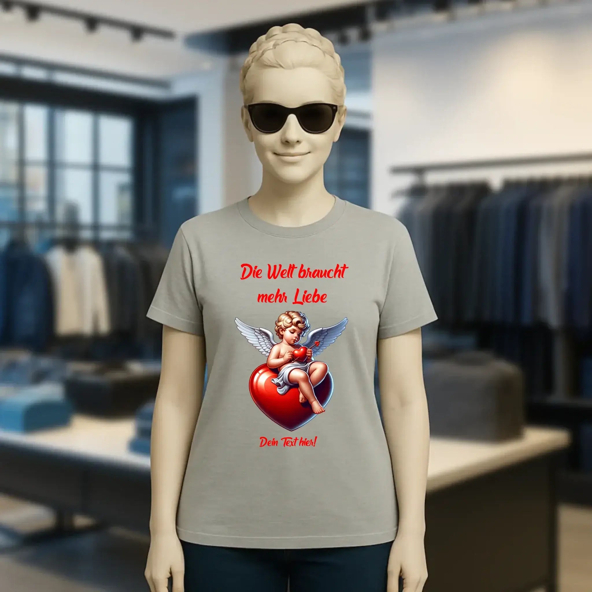 Mehr Liebe • Valentinstag • Ladies Premium T-Shirt XS-2XL aus Bio-Baumwolle für Damen • Exklusivdesign • personalisiert