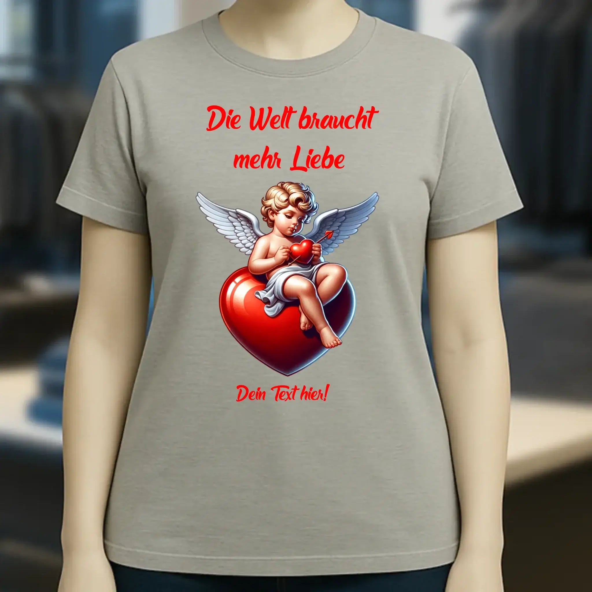 Mehr Liebe • Valentinstag • Ladies Premium T-Shirt XS-2XL aus Bio-Baumwolle für Damen • Exklusivdesign • personalisiert