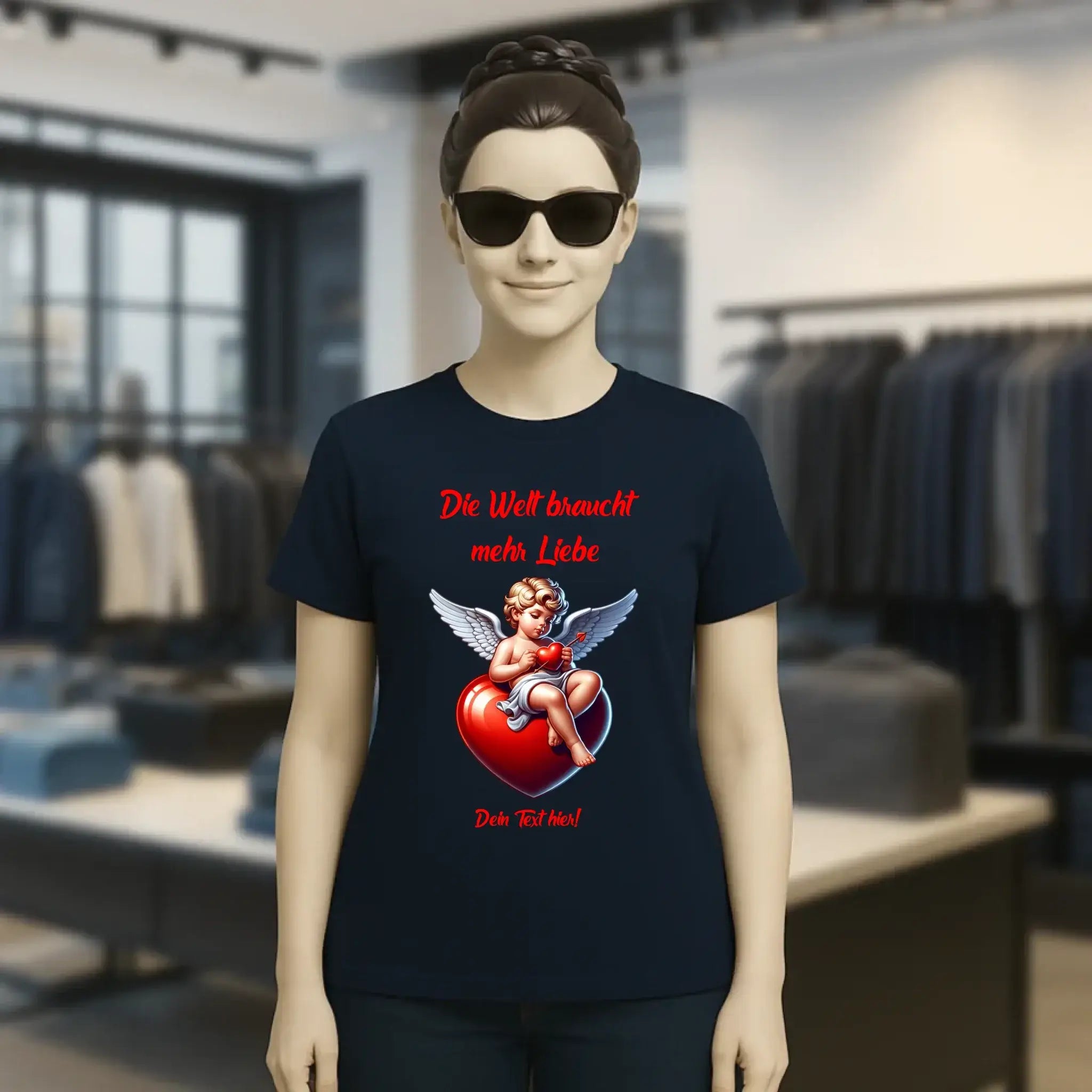 Mehr Liebe • Valentinstag • Ladies Premium T-Shirt XS-2XL aus Bio-Baumwolle für Damen • Exklusivdesign • personalisiert