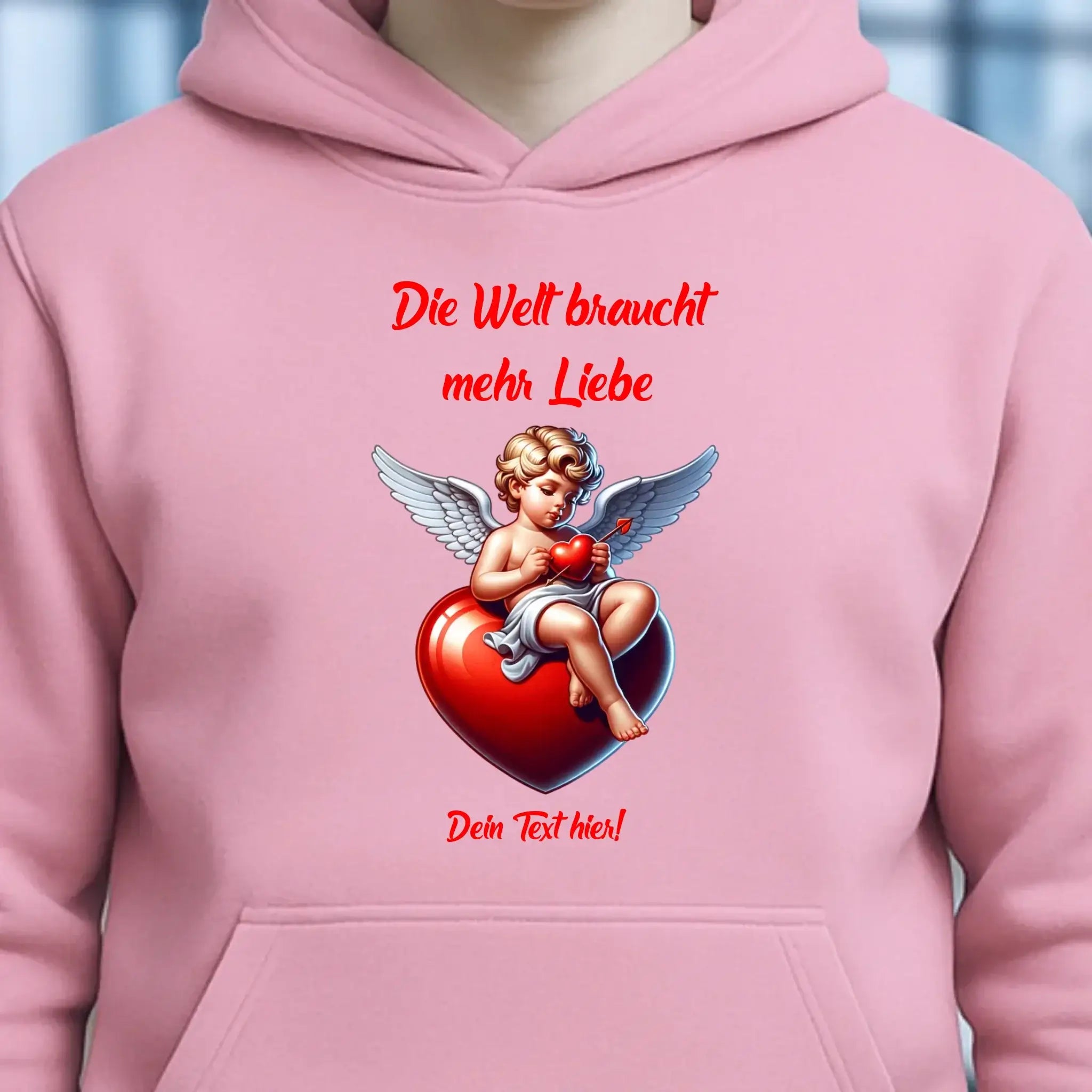 Mehr Liebe • Valentinstag • Unisex Premium Hoodie XS-5XL aus Bio-Baumwolle für Damen & Herren