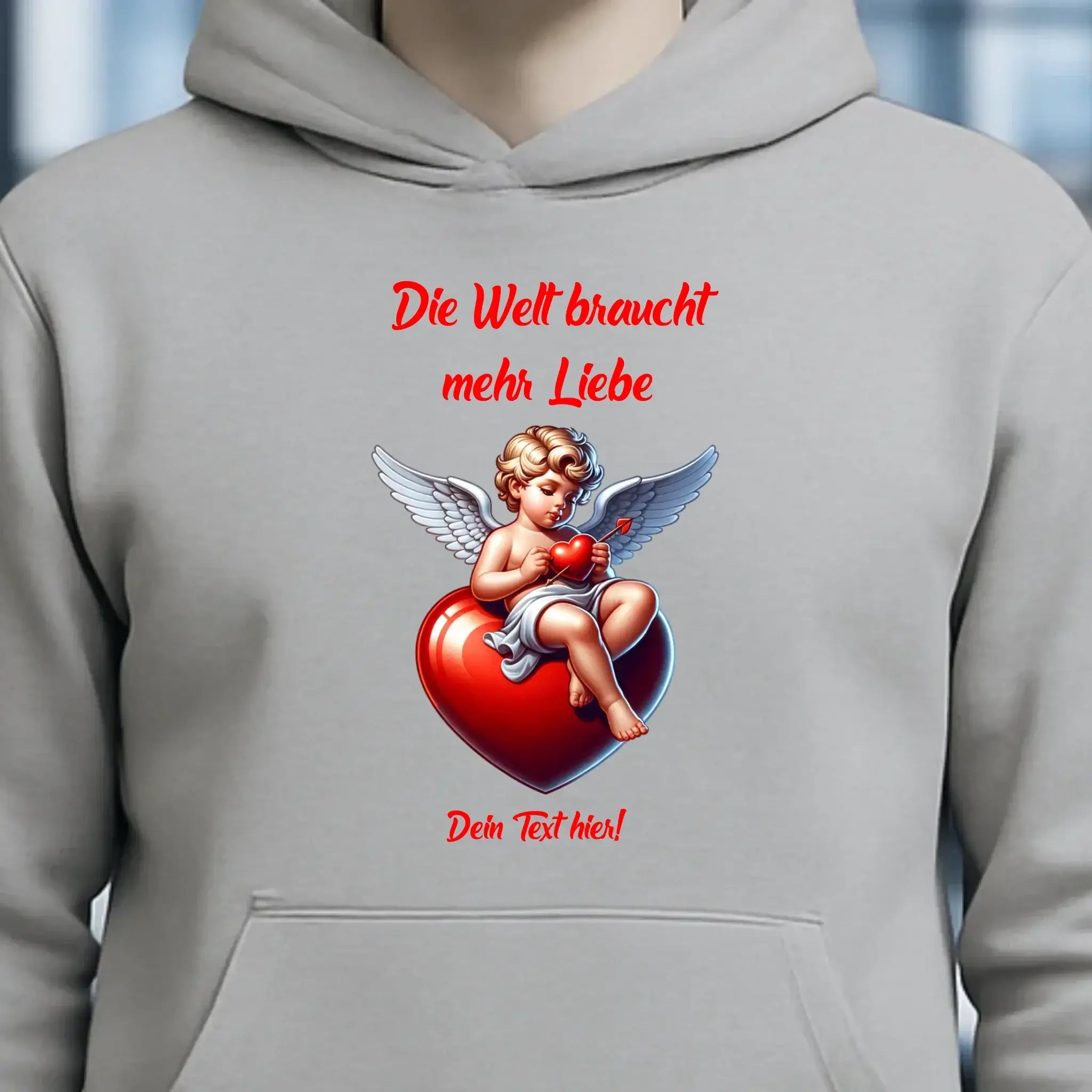 Mehr Liebe • Valentinstag • Unisex Premium Hoodie XS-5XL aus Bio-Baumwolle für Damen & Herren