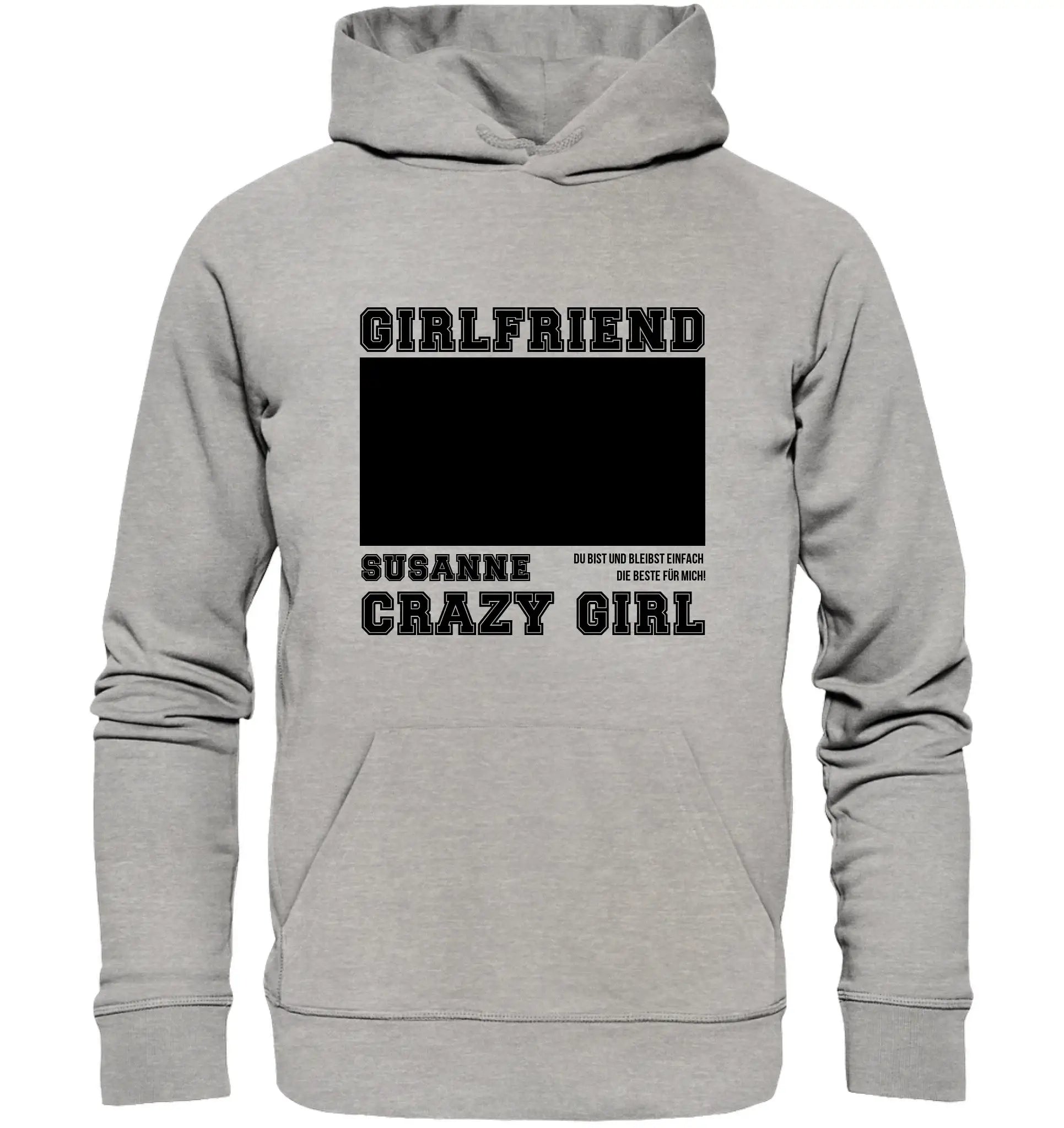 Mein Fotomotiv 13 (1-2 Bilder) • mehrere Artikel • ’Statement-Collection’ • Wunschtext • personalisiert - Unisex Hoodie