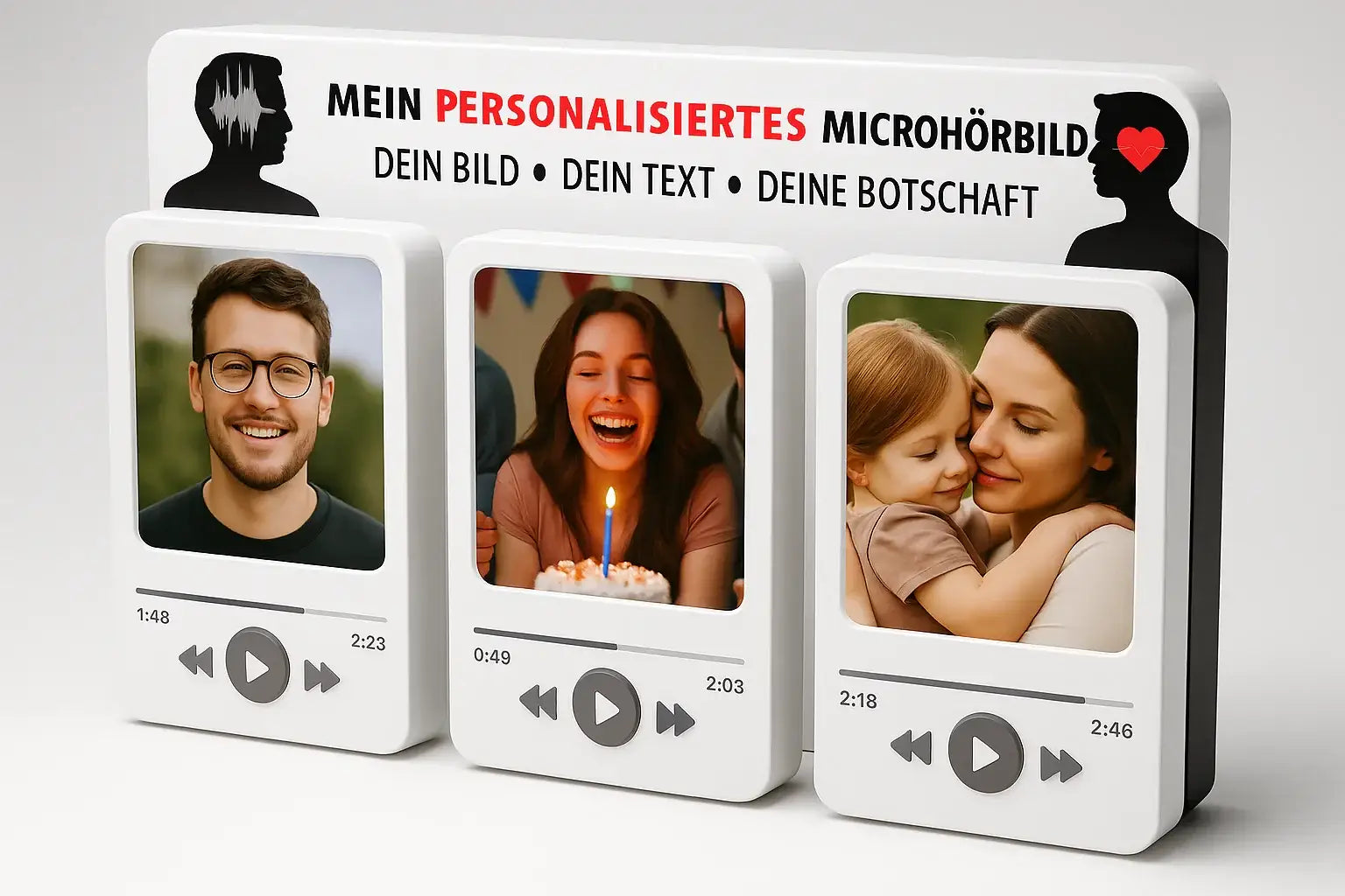 Mein personalisiertes Microhörbild - Dein Bild & Text als Wunschvideo mit deiner Botschaft • personalisiertes Video