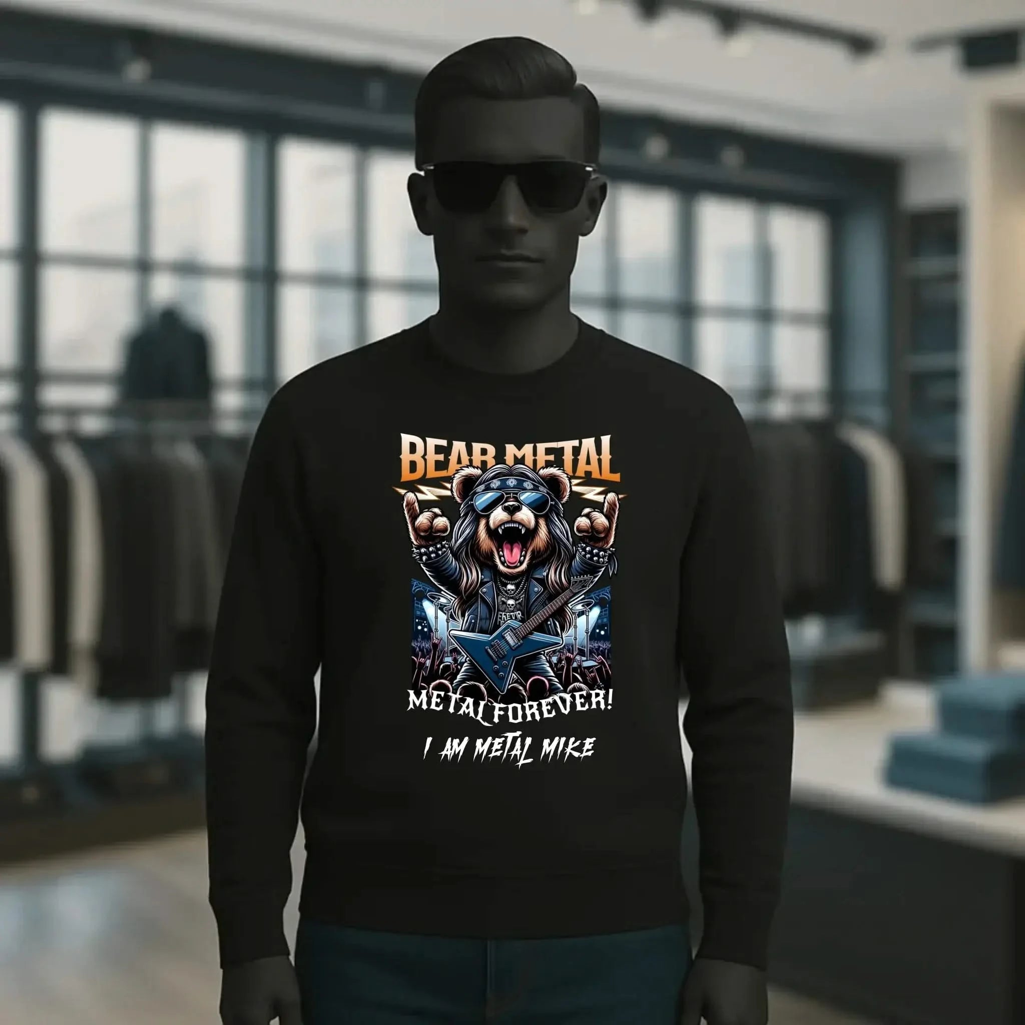 METAL FOREVER! • Musik • Music • Heavy Metal • Rock • Unisex Sweatshirt Bio-Baumwolle in 4 Farben XS-3XL • personalisiert