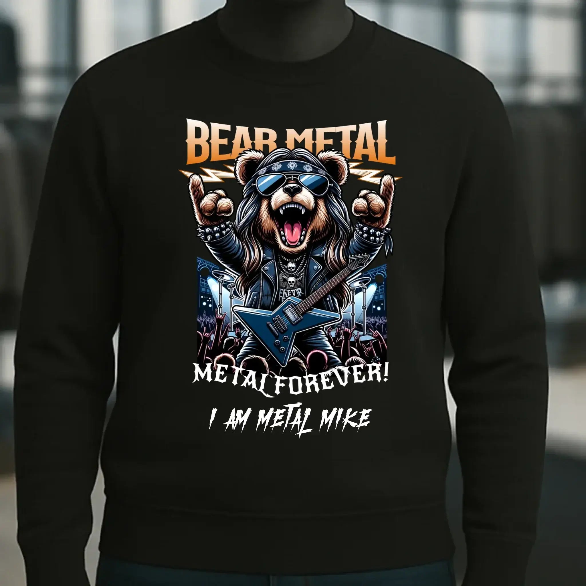 METAL FOREVER! • Musik • Music • Heavy Metal • Rock • Unisex Sweatshirt Bio-Baumwolle in 4 Farben XS-3XL • personalisiert