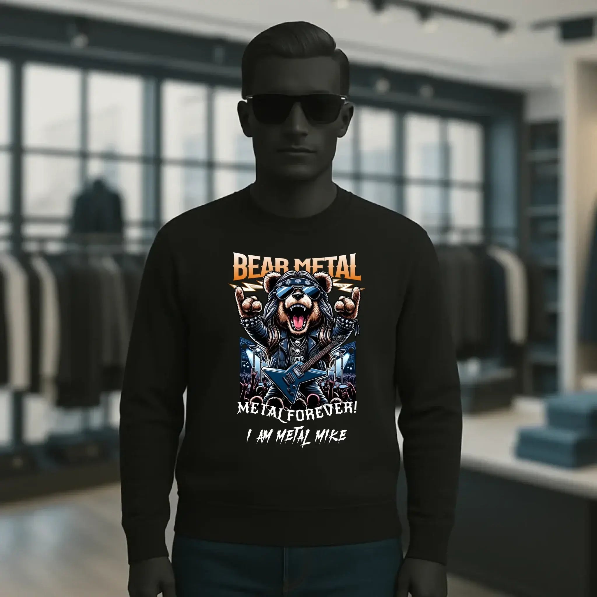 METAL FOREVER! • Musik • Music • Heavy Metal • Rock • Unisex Sweatshirt Bio-Baumwolle in 4 Farben XS-3XL • personalisiert
