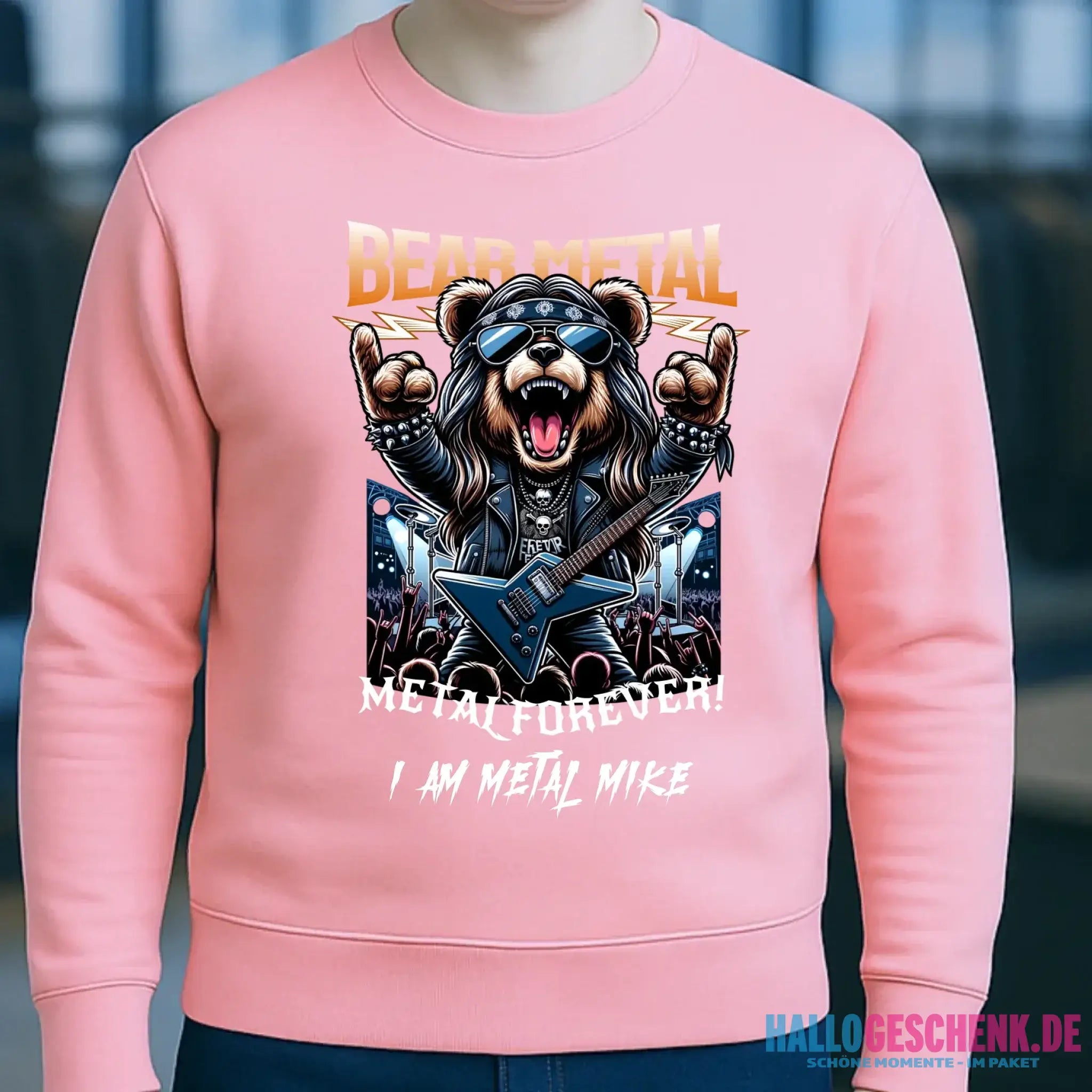 METAL FOREVER! • Musik • Music • Heavy Metal • Rock • Unisex Sweatshirt Bio-Baumwolle in 4 Farben XS-3XL • personalisiert