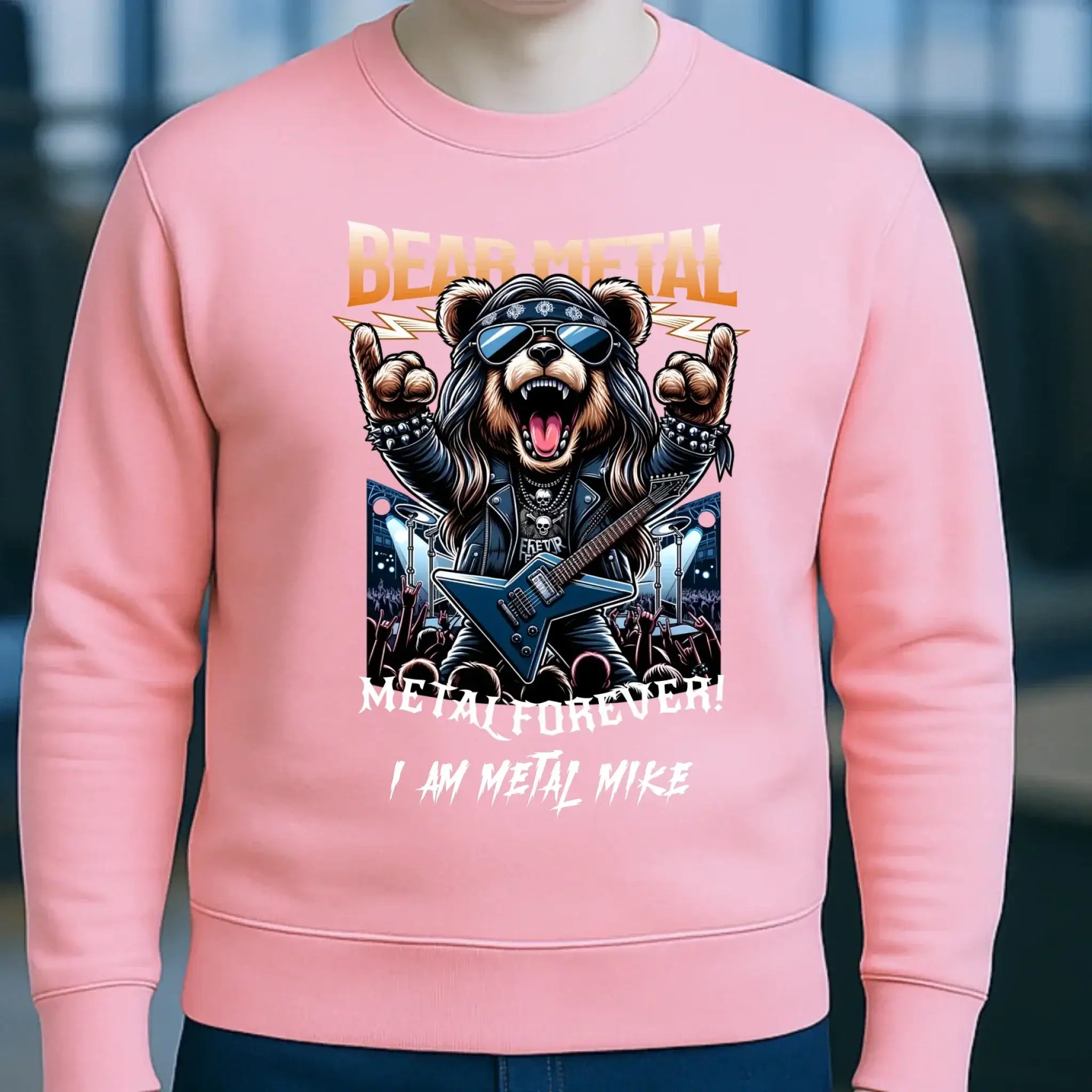 METAL FOREVER! • Musik • Music • Heavy Metal • Rock • Unisex Sweatshirt Bio-Baumwolle in 4 Farben XS-3XL • personalisiert