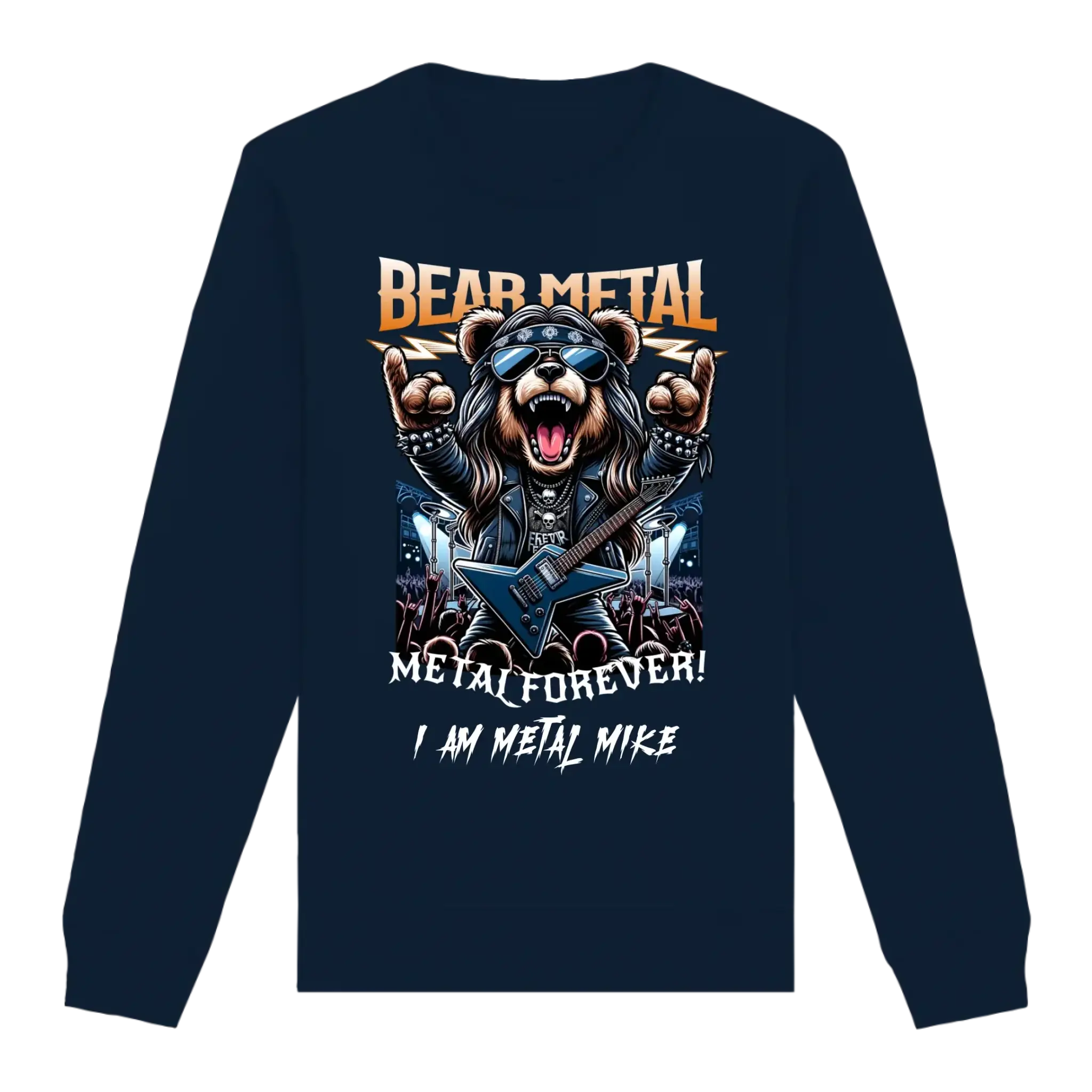 METAL FOREVER! • Musik • Music • Heavy Metal • Rock • Unisex Sweatshirt Bio-Baumwolle in 4 Farben XS-3XL • personalisiert