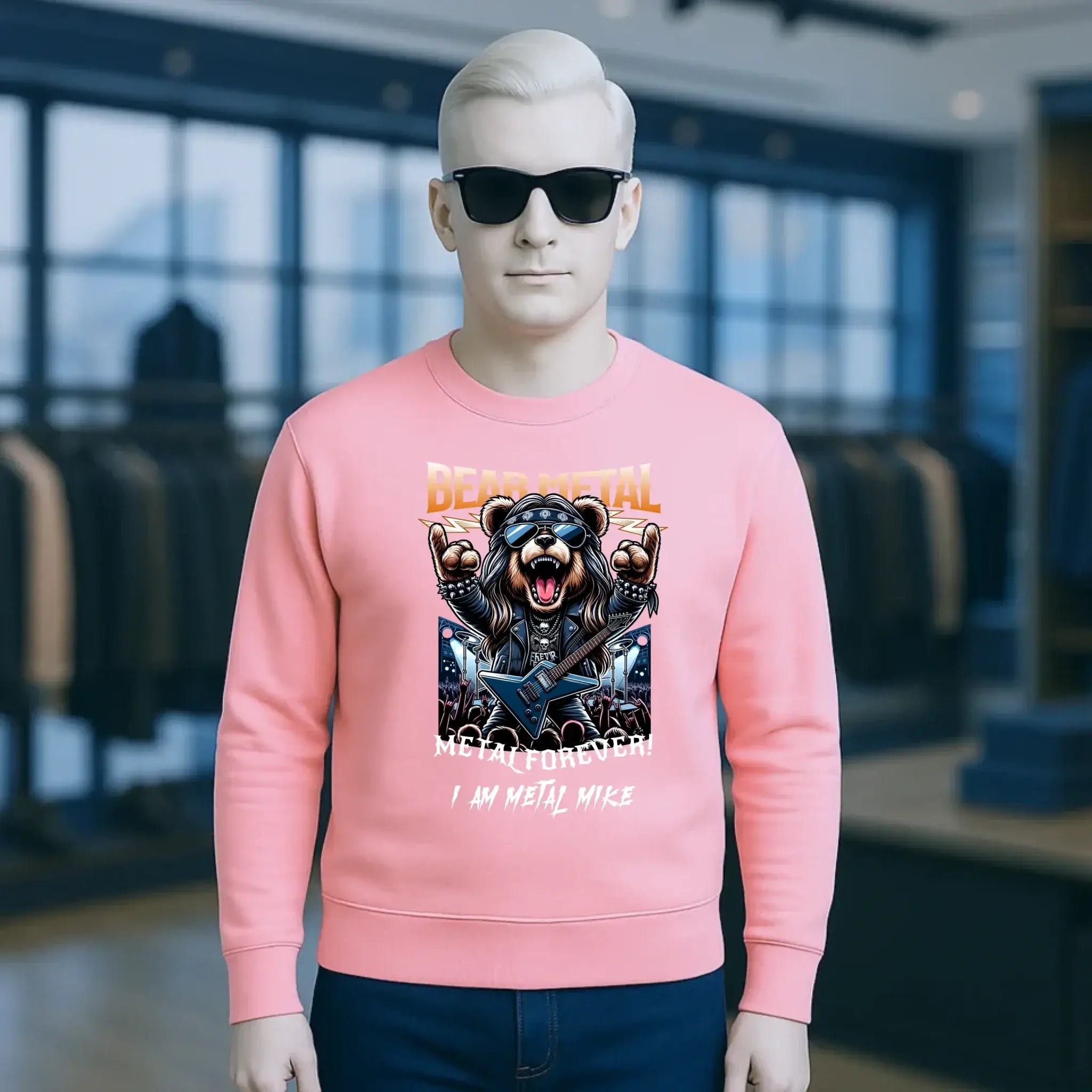 METAL FOREVER! • Musik • Music • Heavy Metal • Rock • Unisex Sweatshirt Bio-Baumwolle in 4 Farben XS-3XL • personalisiert