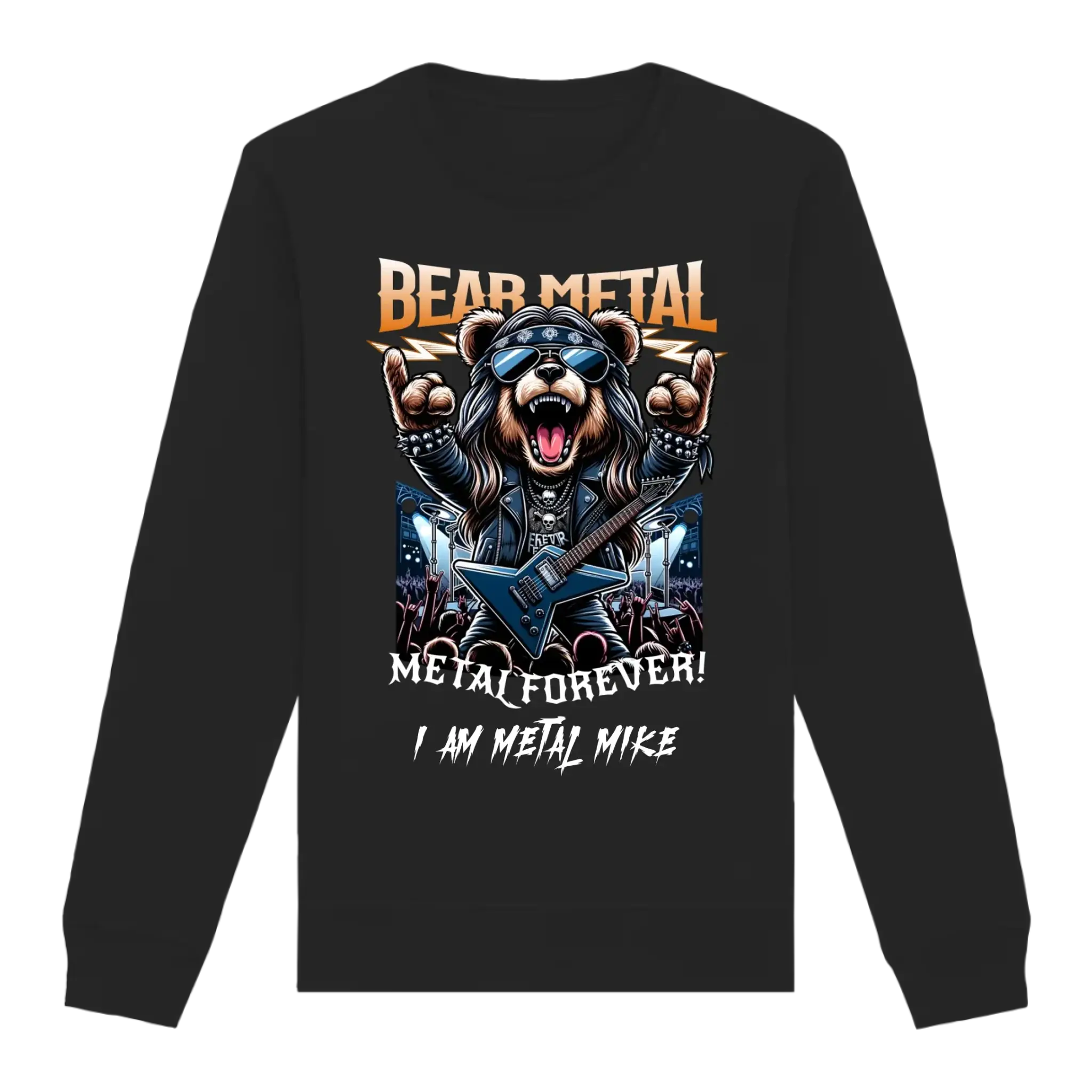 METAL FOREVER! • Musik • Music • Heavy Metal • Rock • Unisex Sweatshirt Bio-Baumwolle in 4 Farben XS-3XL • personalisiert