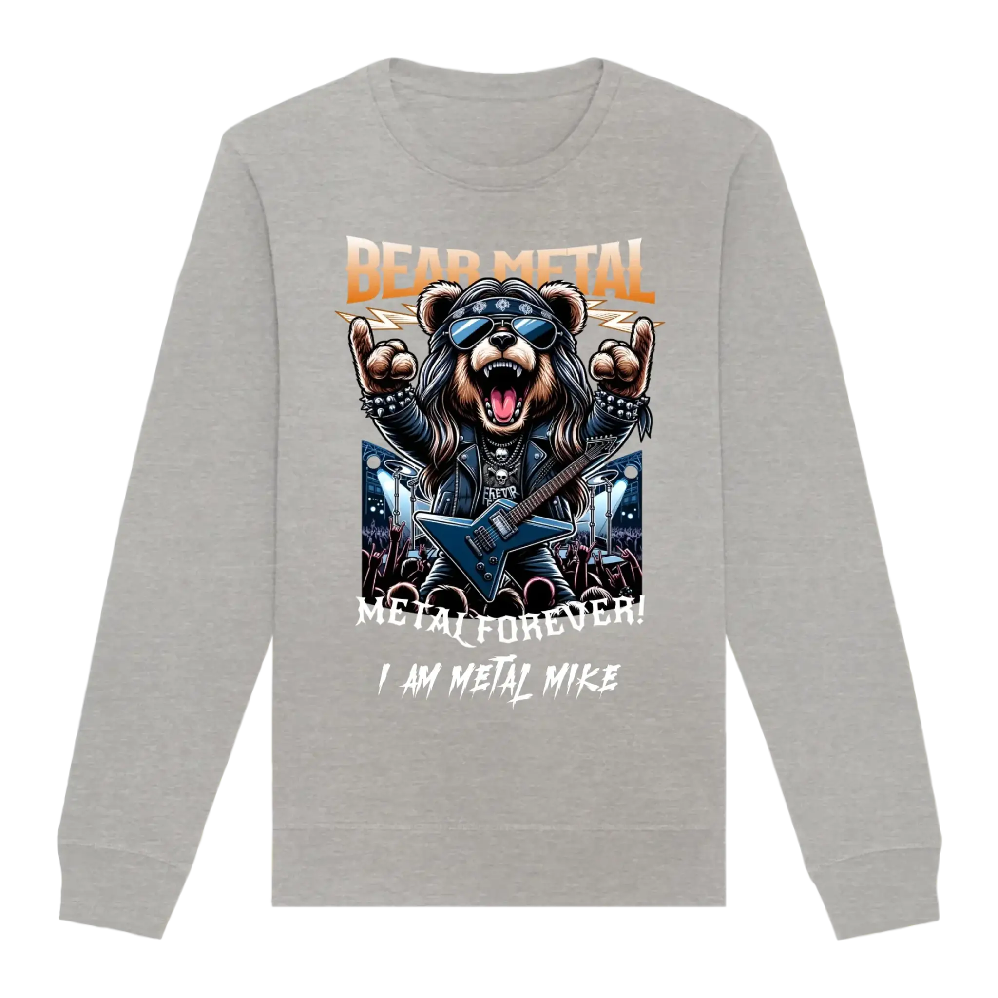 METAL FOREVER! • Musik • Music • Heavy Metal • Rock • Unisex Sweatshirt Bio-Baumwolle in 4 Farben XS-3XL • personalisiert