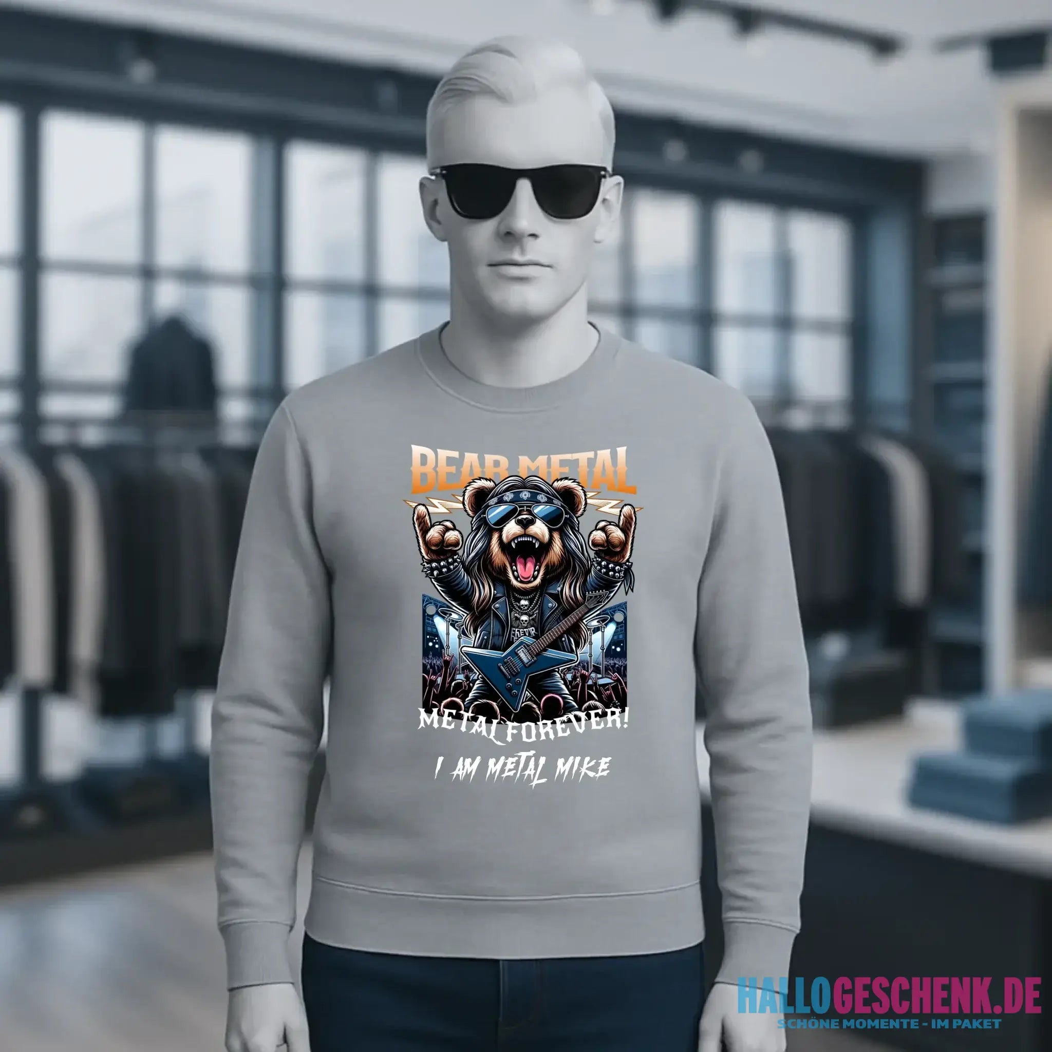 METAL FOREVER! • Musik • Music • Heavy Metal • Rock • Unisex Sweatshirt Bio-Baumwolle in 4 Farben XS-3XL • personalisiert