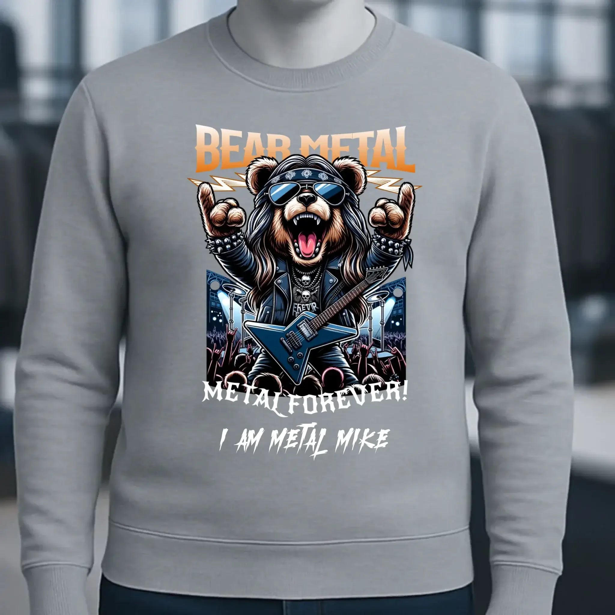METAL FOREVER! • Musik • Music • Heavy Metal • Rock • Unisex Sweatshirt Bio-Baumwolle in 4 Farben XS-3XL • personalisiert