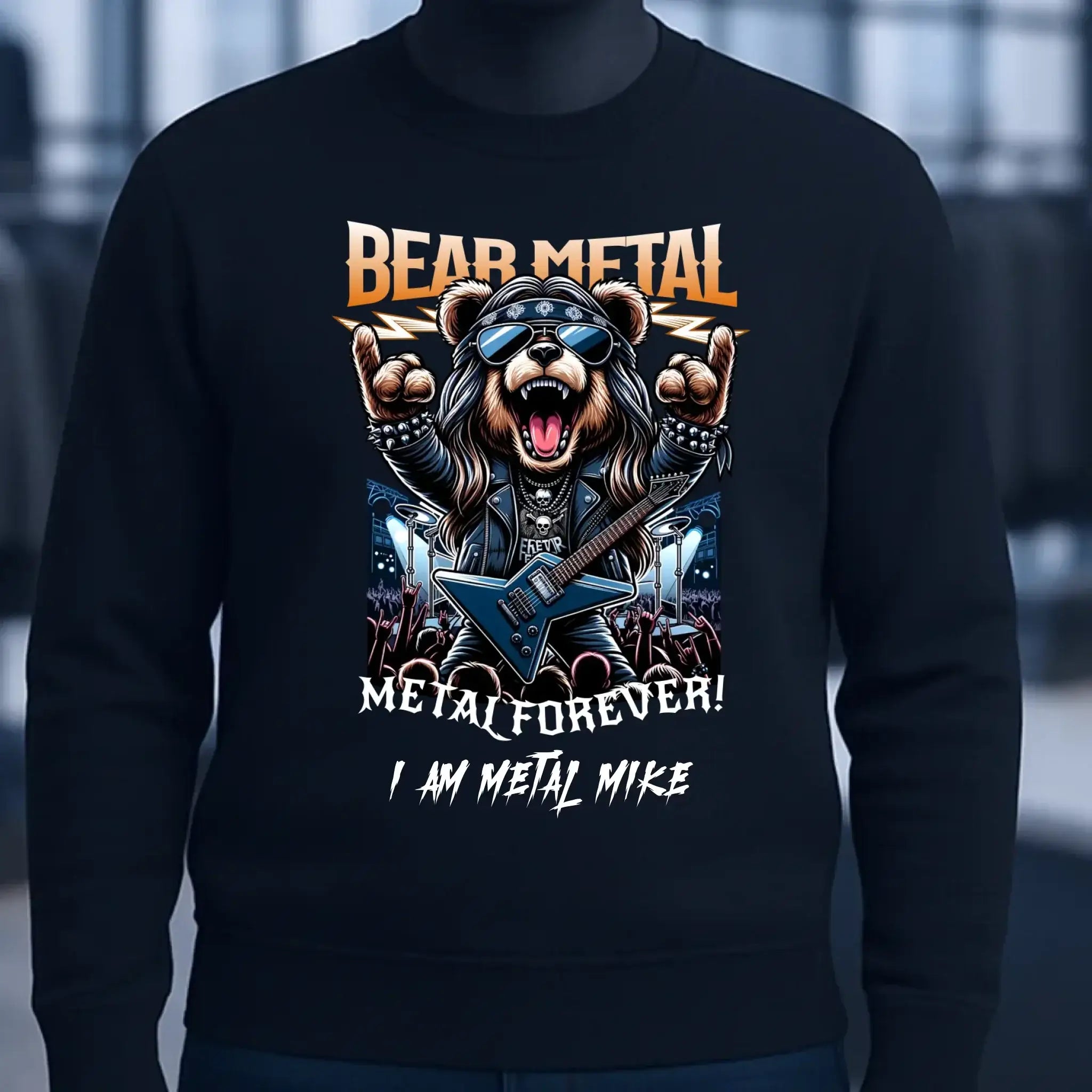 METAL FOREVER! • Musik • Music • Heavy Metal • Rock • Unisex Sweatshirt Bio-Baumwolle in 4 Farben XS-3XL • personalisiert