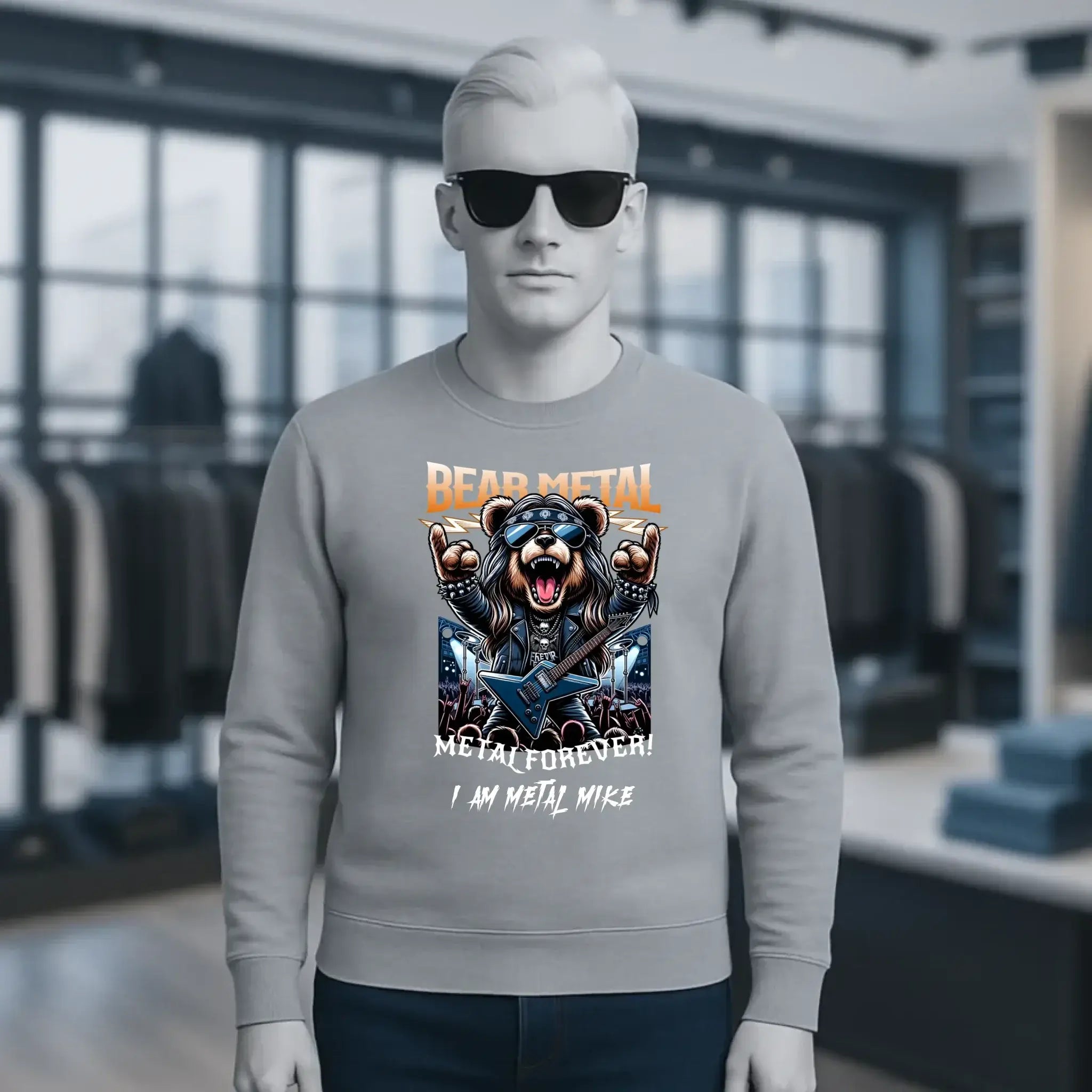 METAL FOREVER! • Musik • Music • Heavy Metal • Rock • Unisex Sweatshirt Bio-Baumwolle in 4 Farben XS-3XL • personalisiert
