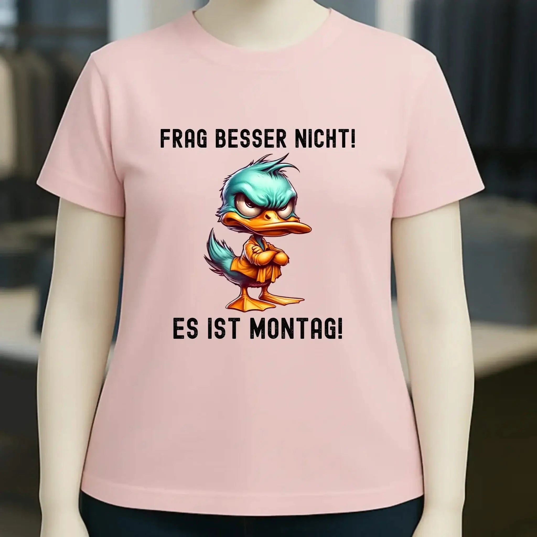 Miese Ente • Passe den Text an • Ladies Premium T-Shirt XS-2XL aus Bio-Baumwolle für Damen • Exklusivdesign • personalisiert