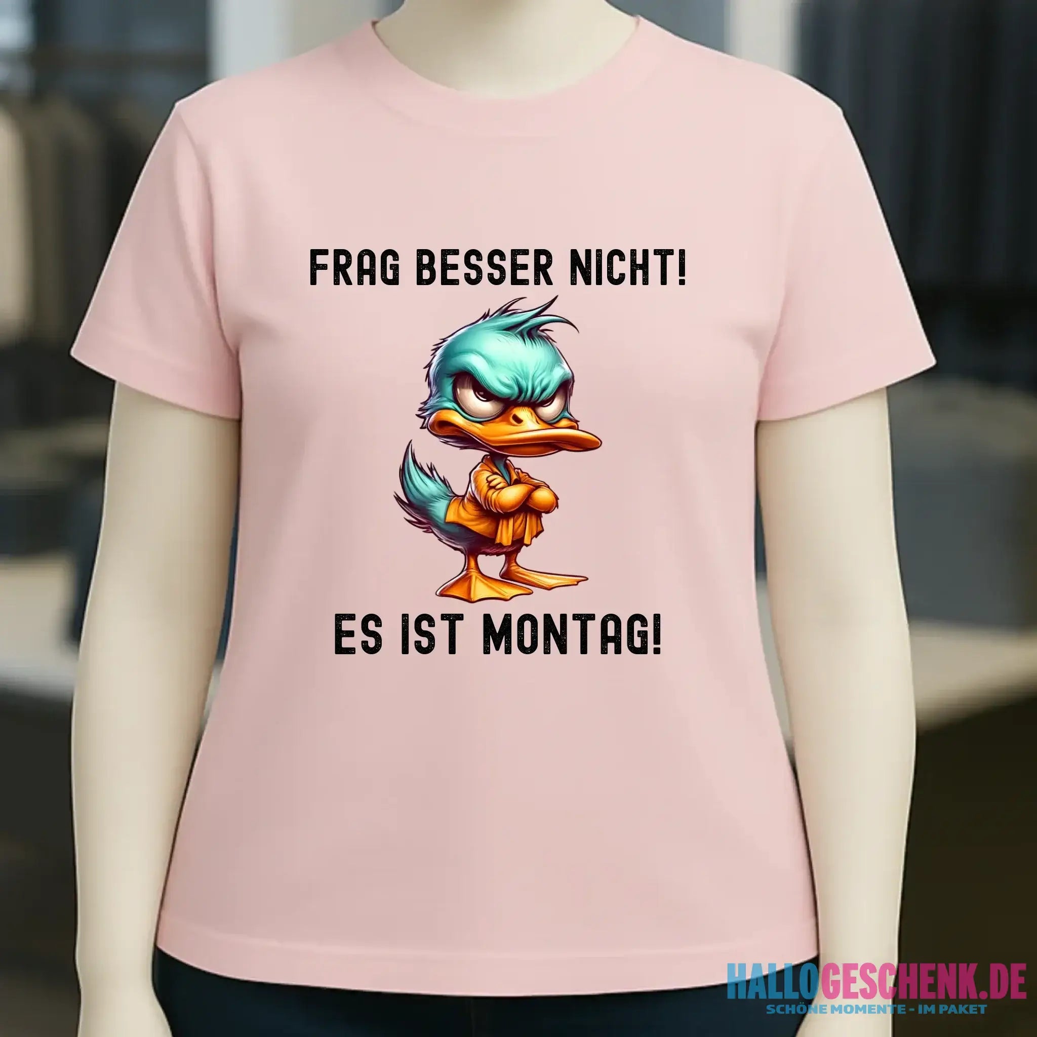 Miese Ente • Passe den Text an • Ladies Premium T-Shirt XS-2XL aus Bio-Baumwolle für Damen • Exklusivdesign • personalisiert