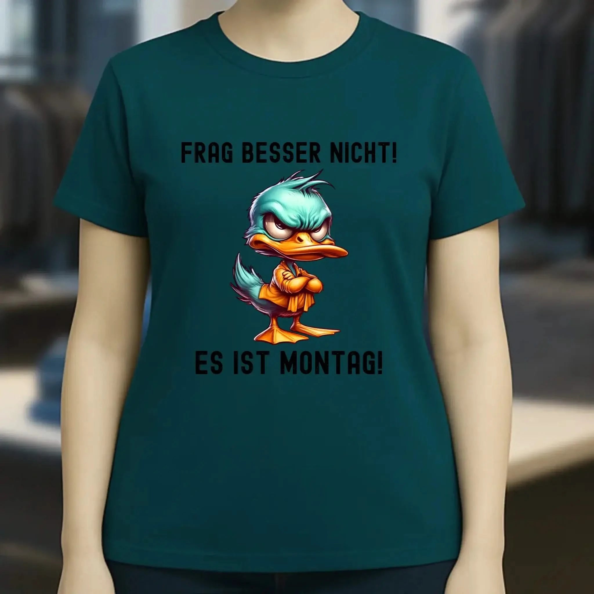Miese Ente • Passe den Text an • Ladies Premium T-Shirt XS-2XL aus Bio-Baumwolle für Damen • Exklusivdesign • personalisiert