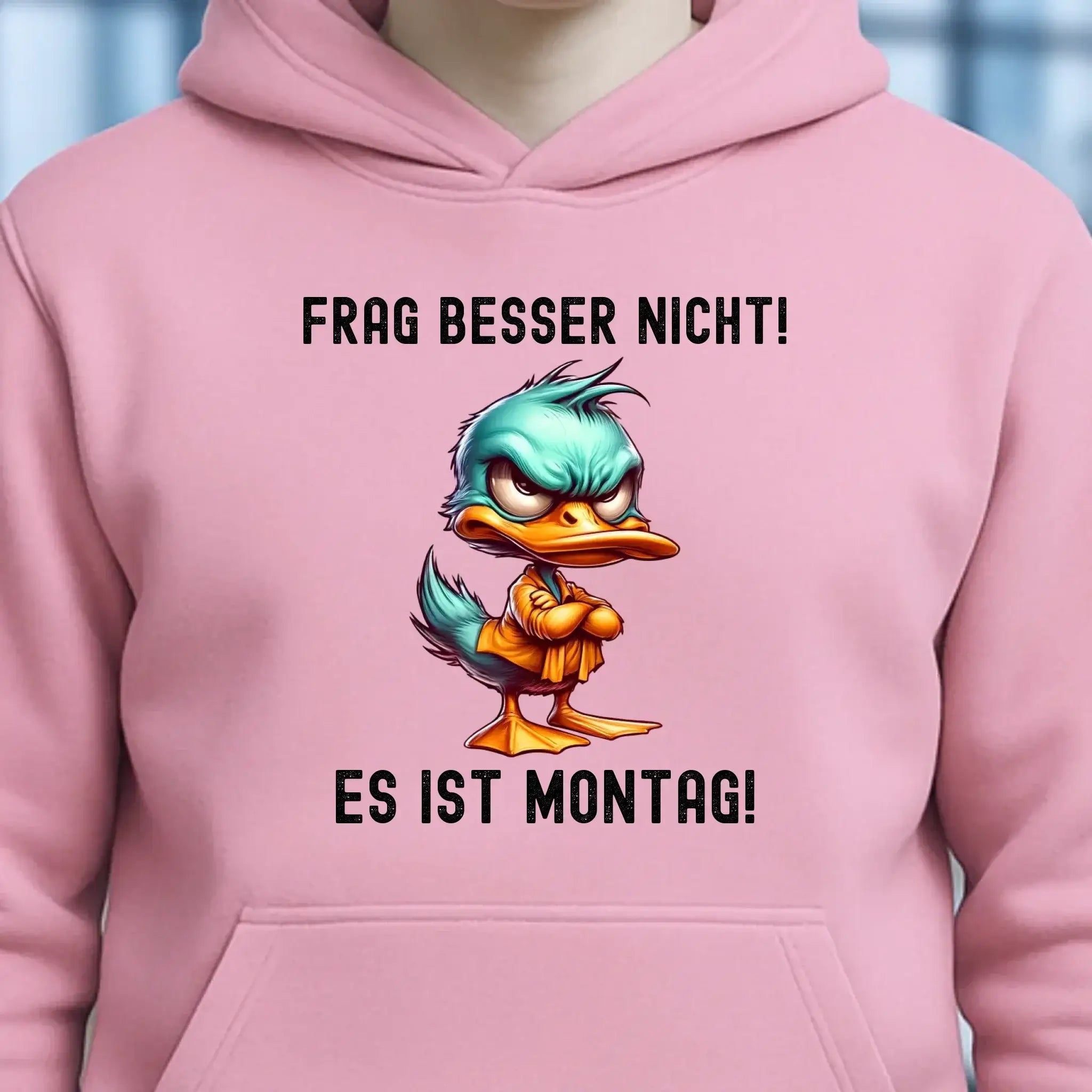 Miese Ente • Passe den Text an • Unisex Premium Hoodie XS-5XL aus Bio-Baumwolle für Damen & Herren • Exklusivdesign • personalisiert