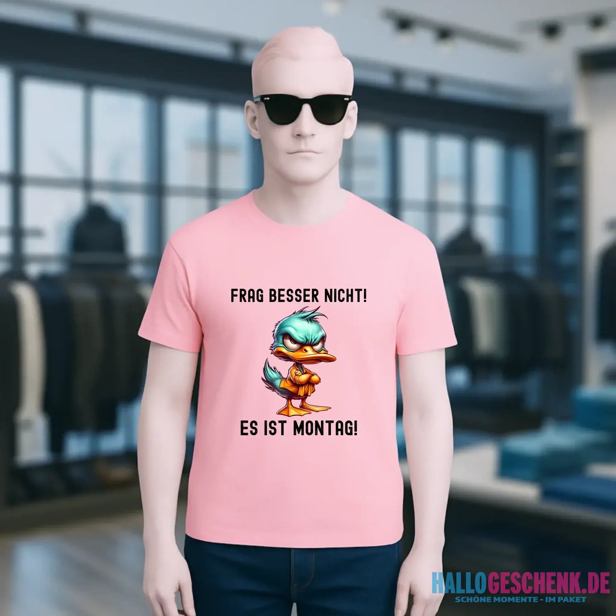 Miese Ente • Passe den Text an • Unisex Premium T-Shirt XS-5XL aus Bio-Baumwolle für Damen & Herren • Exklusivdesign • personalisiert