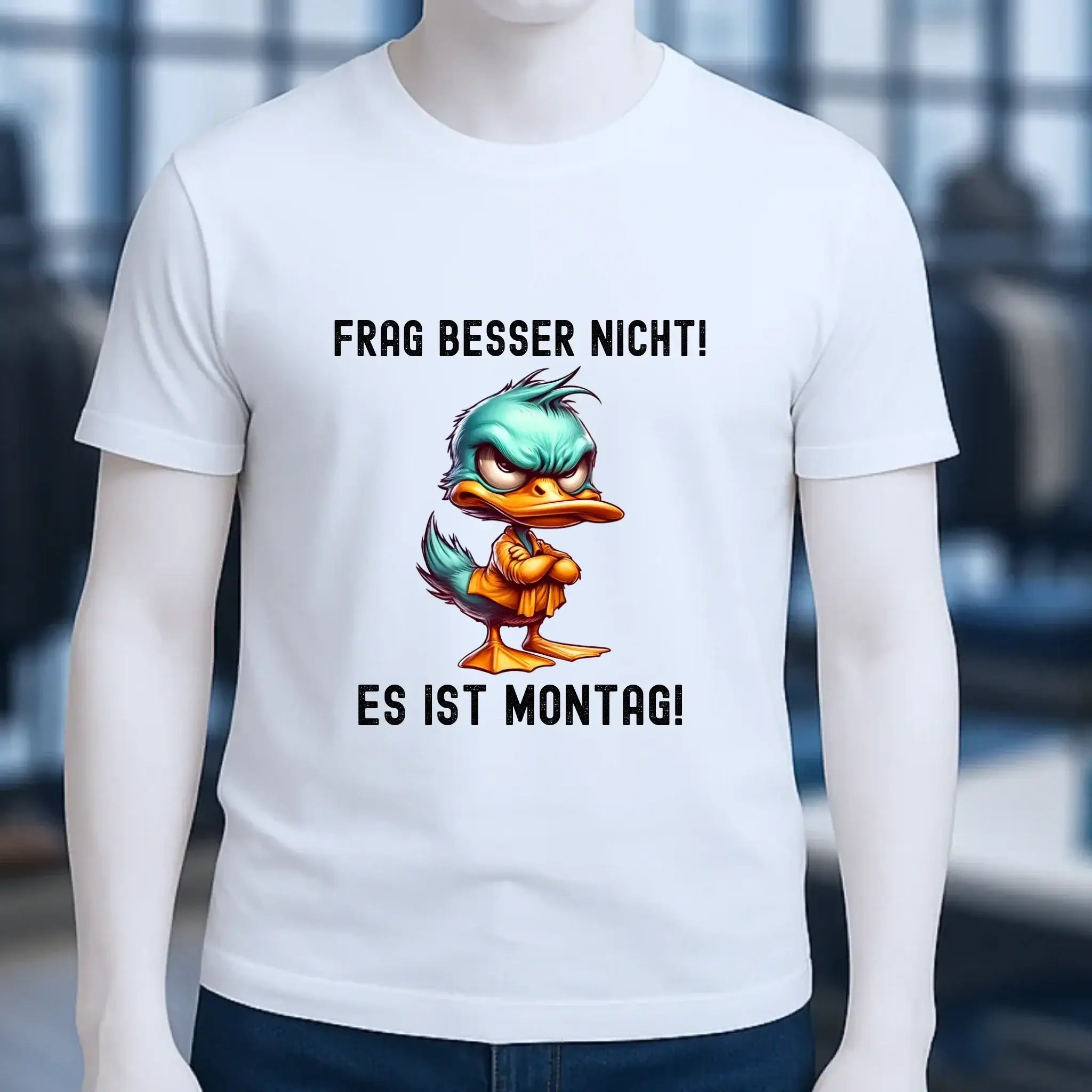 Miese Ente • Passe den Text an • Unisex Premium T-Shirt XS-5XL aus Bio-Baumwolle für Damen & Herren • Exklusivdesign • personalisiert