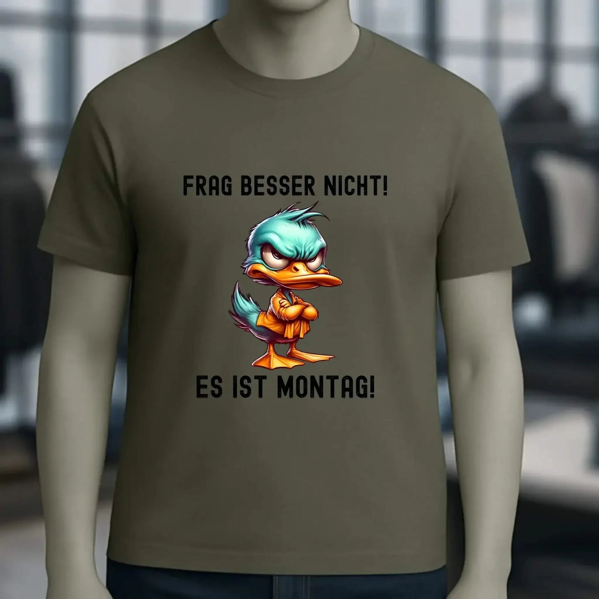 Miese Ente • Passe den Text an • Unisex Premium T-Shirt XS-5XL aus Bio-Baumwolle für Damen & Herren • Exklusivdesign • personalisiert