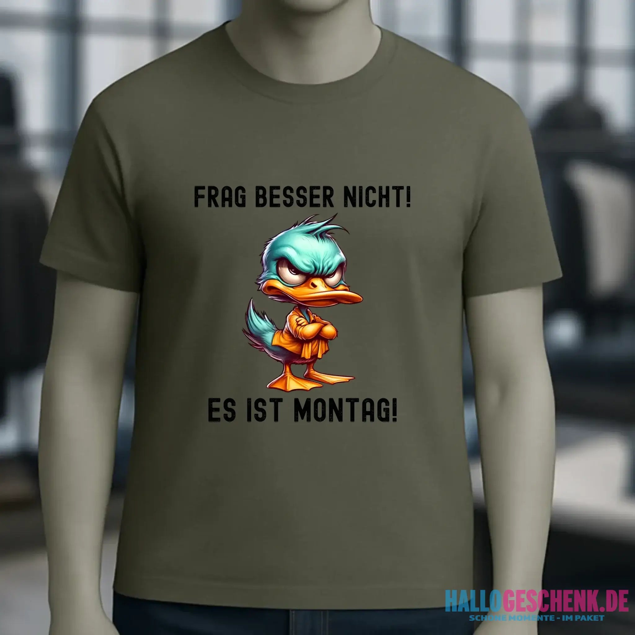 Miese Ente • Passe den Text an • Unisex Premium T-Shirt XS-5XL aus Bio-Baumwolle für Damen & Herren • Exklusivdesign • personalisiert