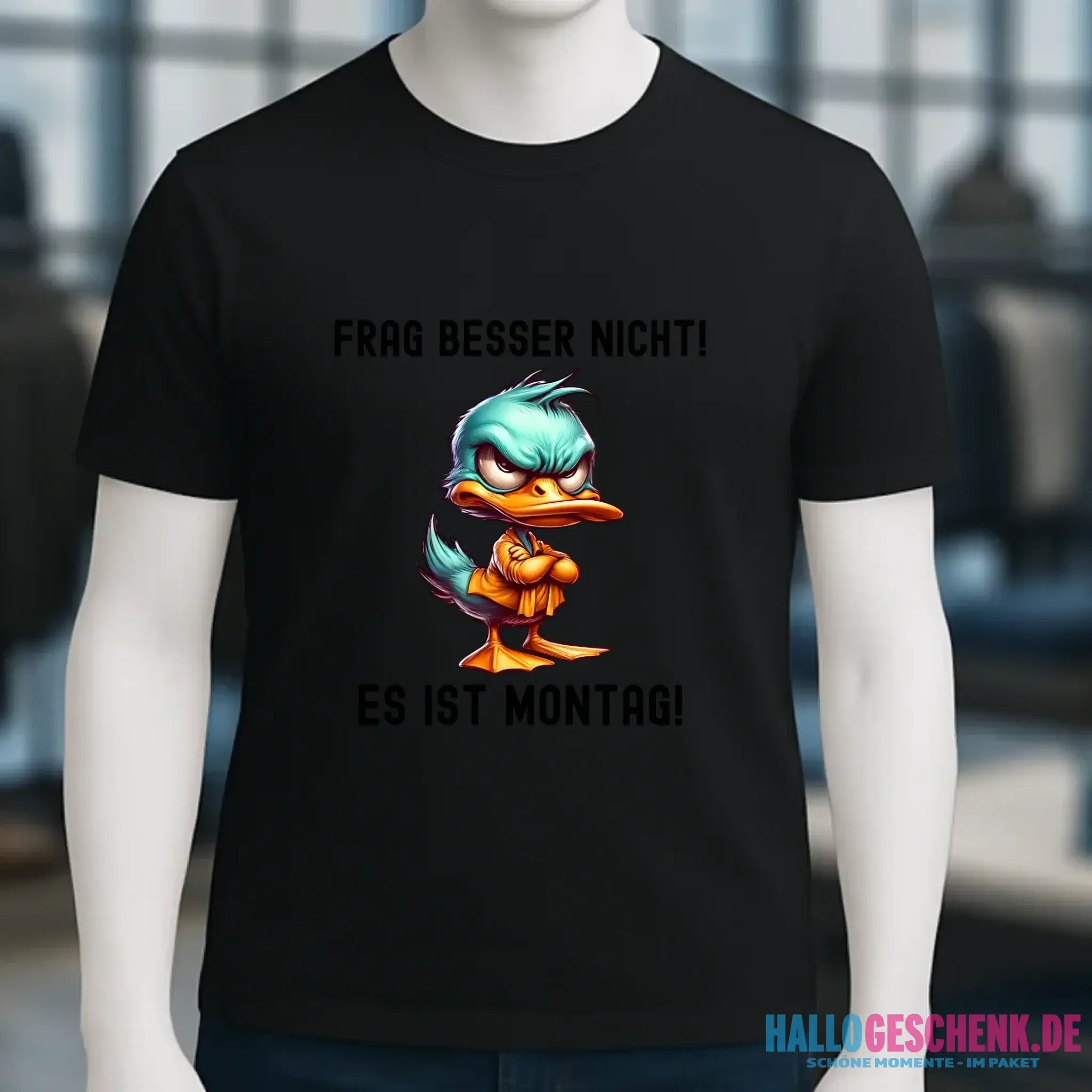 Miese Ente • Passe den Text an • Unisex Premium T-Shirt XS-5XL aus Bio-Baumwolle für Damen & Herren • Exklusivdesign • personalisiert