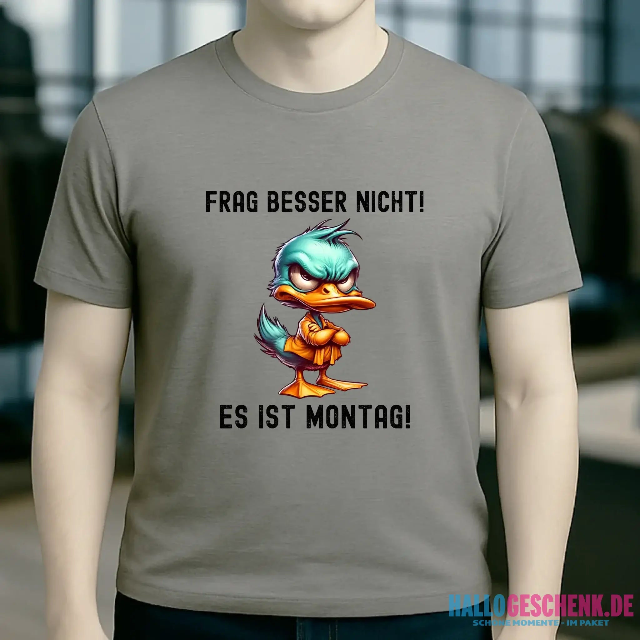 Miese Ente • Passe den Text an • Unisex Premium T-Shirt XS-5XL aus Bio-Baumwolle für Damen & Herren • Exklusivdesign • personalisiert