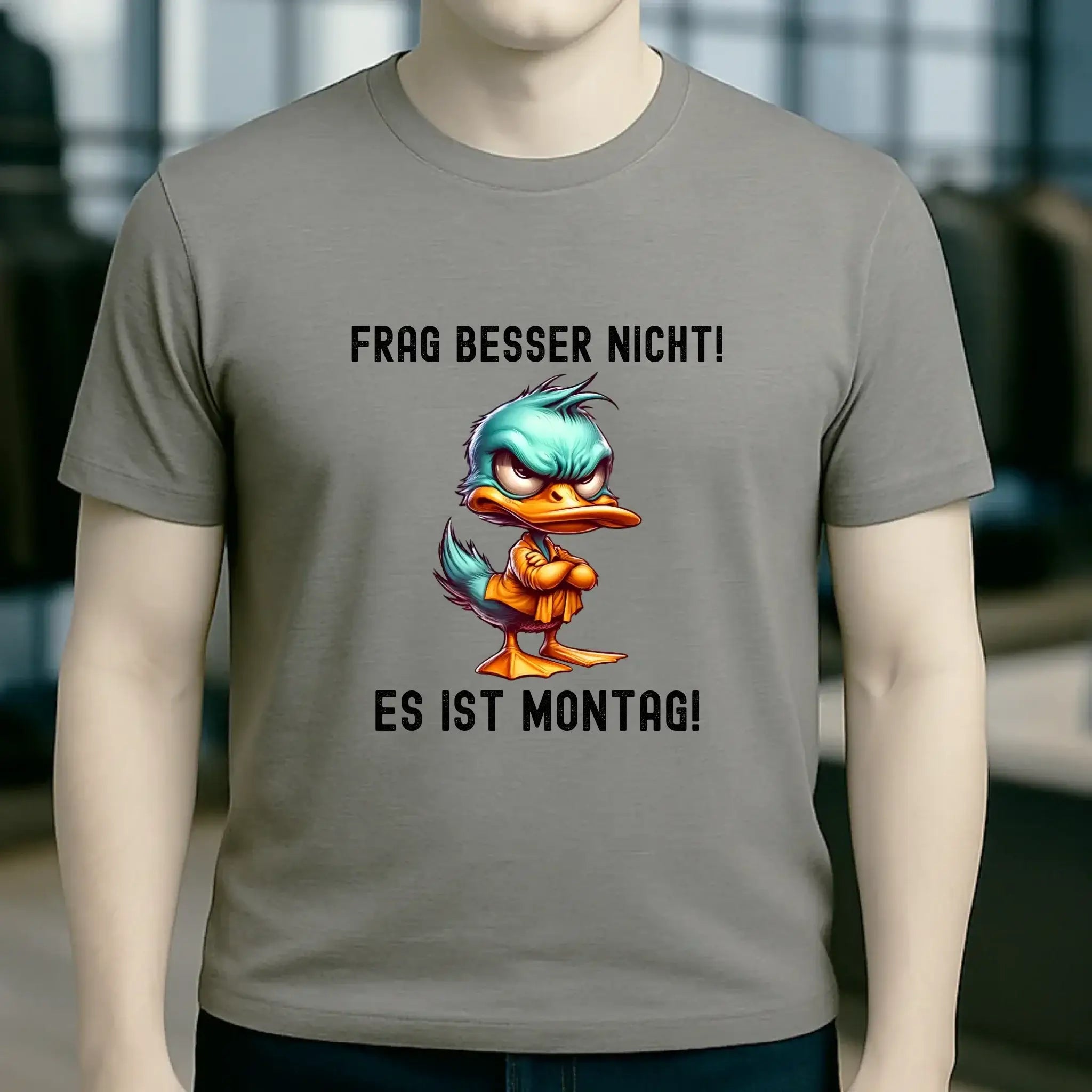 Miese Ente • Passe den Text an • Unisex Premium T-Shirt XS-5XL aus Bio-Baumwolle für Damen & Herren • Exklusivdesign • personalisiert