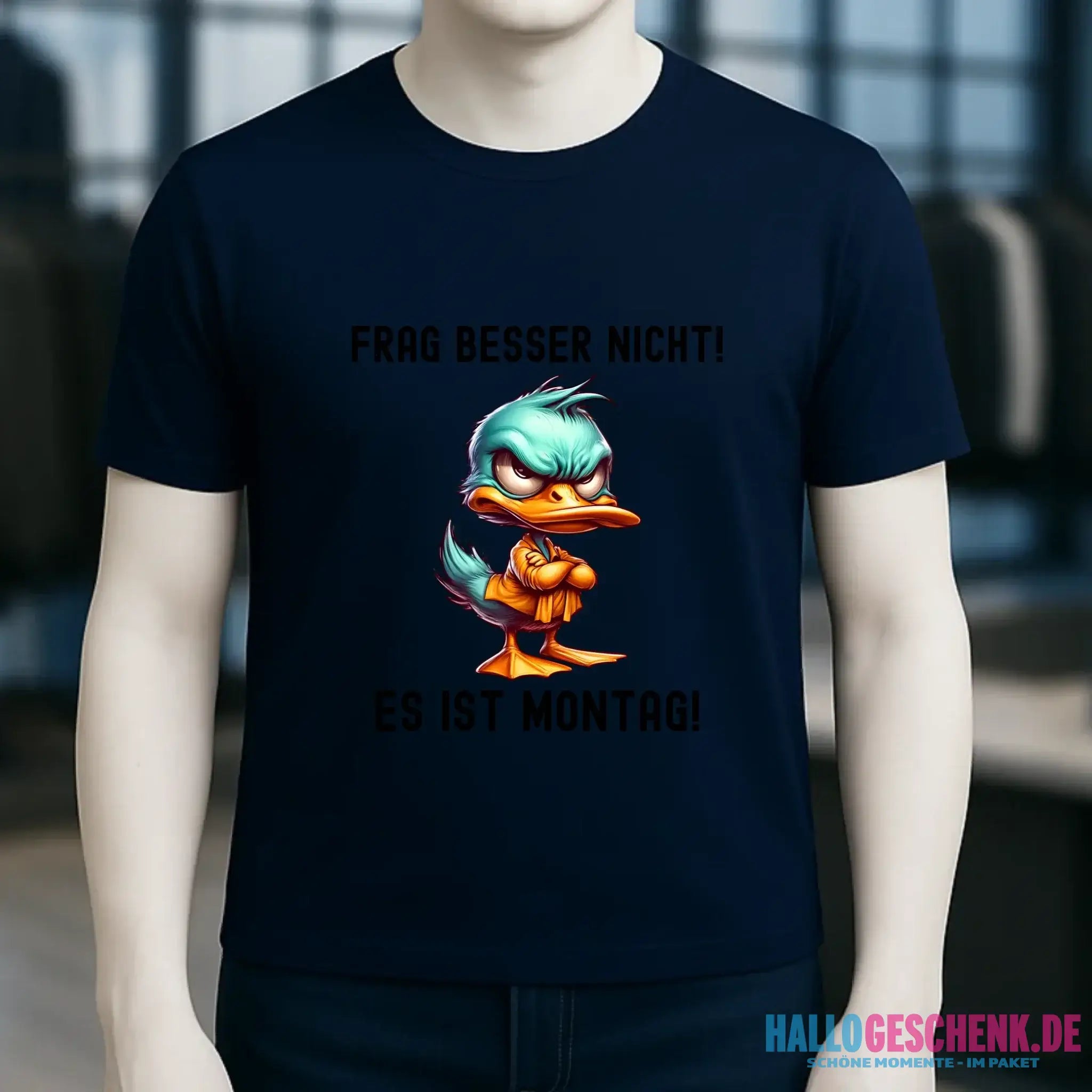Miese Ente • Passe den Text an • Unisex Premium T-Shirt XS-5XL aus Bio-Baumwolle für Damen & Herren • Exklusivdesign • personalisiert