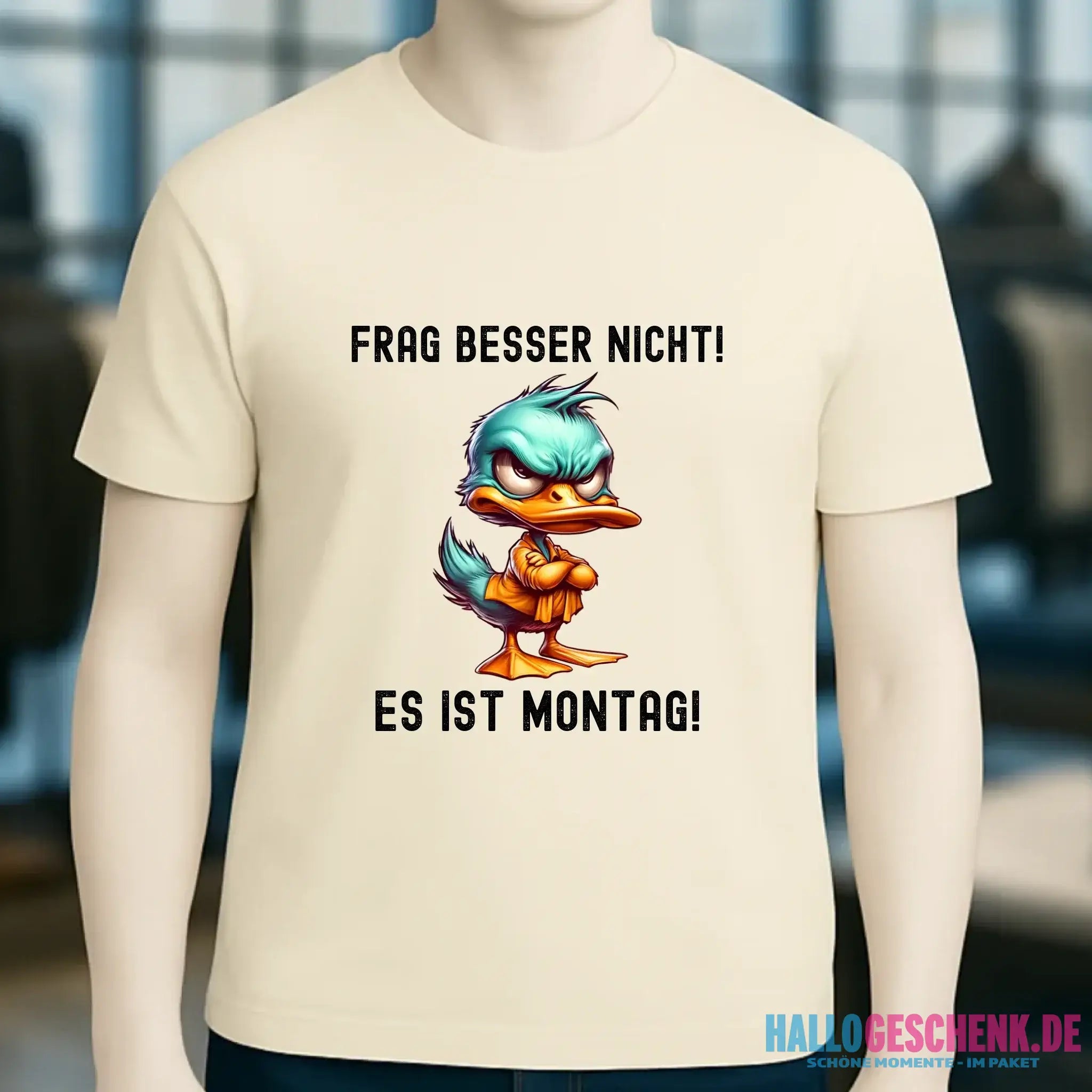 Miese Ente • Passe den Text an • Unisex Premium T-Shirt XS-5XL aus Bio-Baumwolle für Damen & Herren • Exklusivdesign • personalisiert
