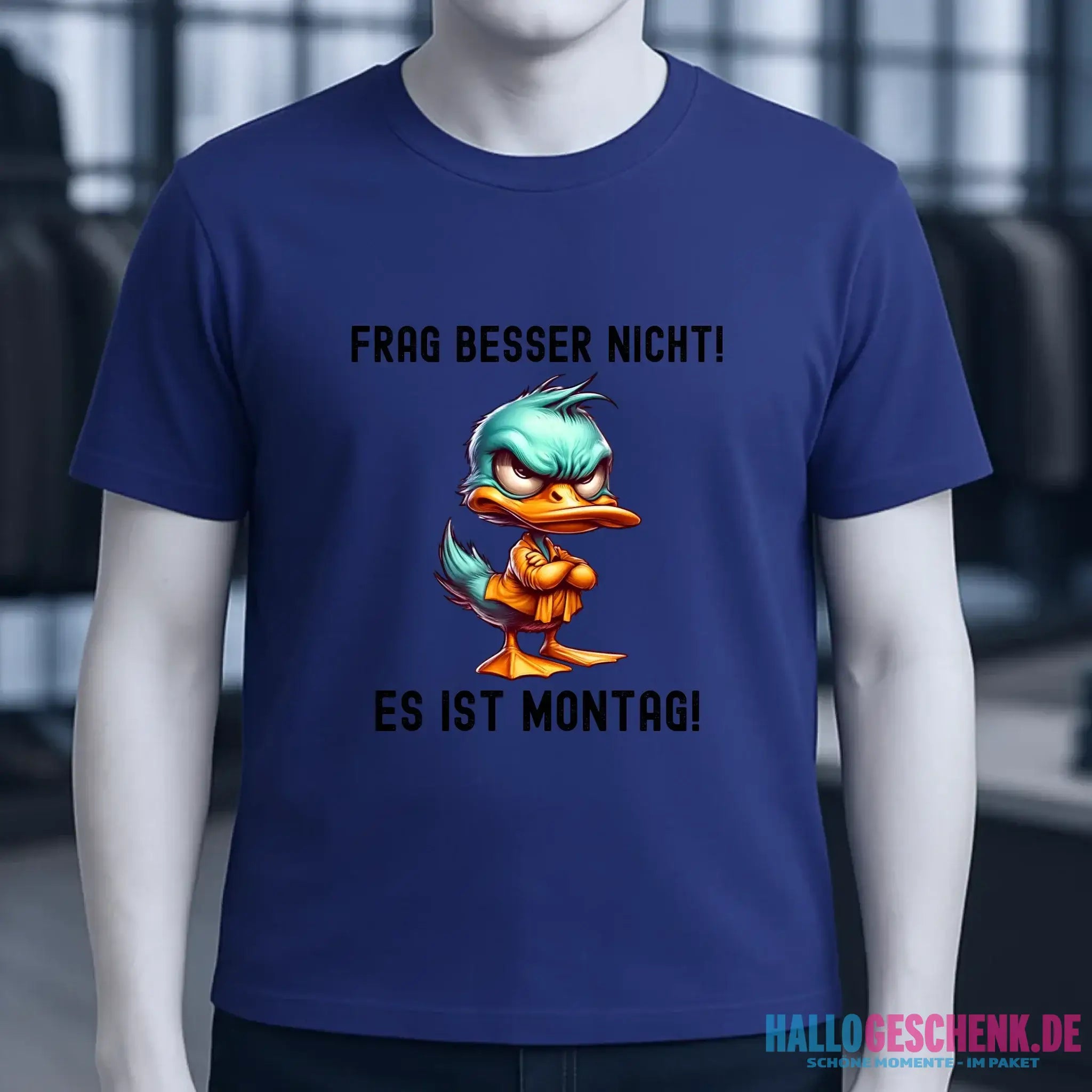 Miese Ente • Passe den Text an • Unisex Premium T-Shirt XS-5XL aus Bio-Baumwolle für Damen & Herren • Exklusivdesign • personalisiert