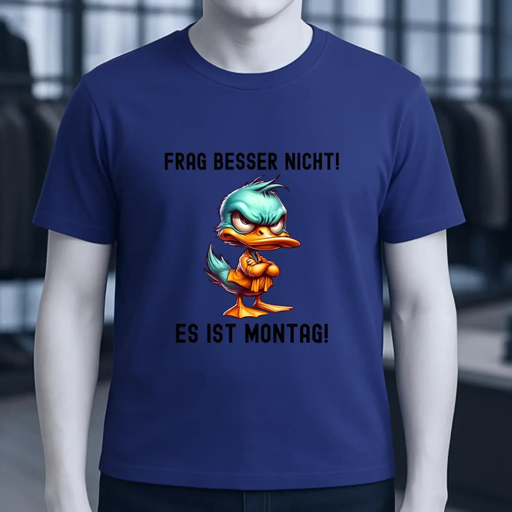 Miese Ente • Passe den Text an • Unisex Premium T-Shirt XS-5XL aus Bio-Baumwolle für Damen & Herren • Exklusivdesign • personalisiert