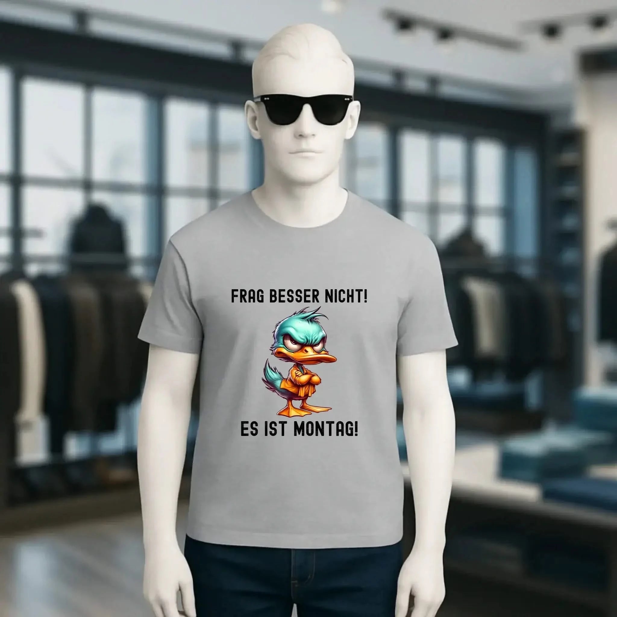 Miese Ente • Passe den Text an • Unisex Premium T-Shirt XS-5XL aus Bio-Baumwolle für Damen & Herren • Exklusivdesign • personalisiert