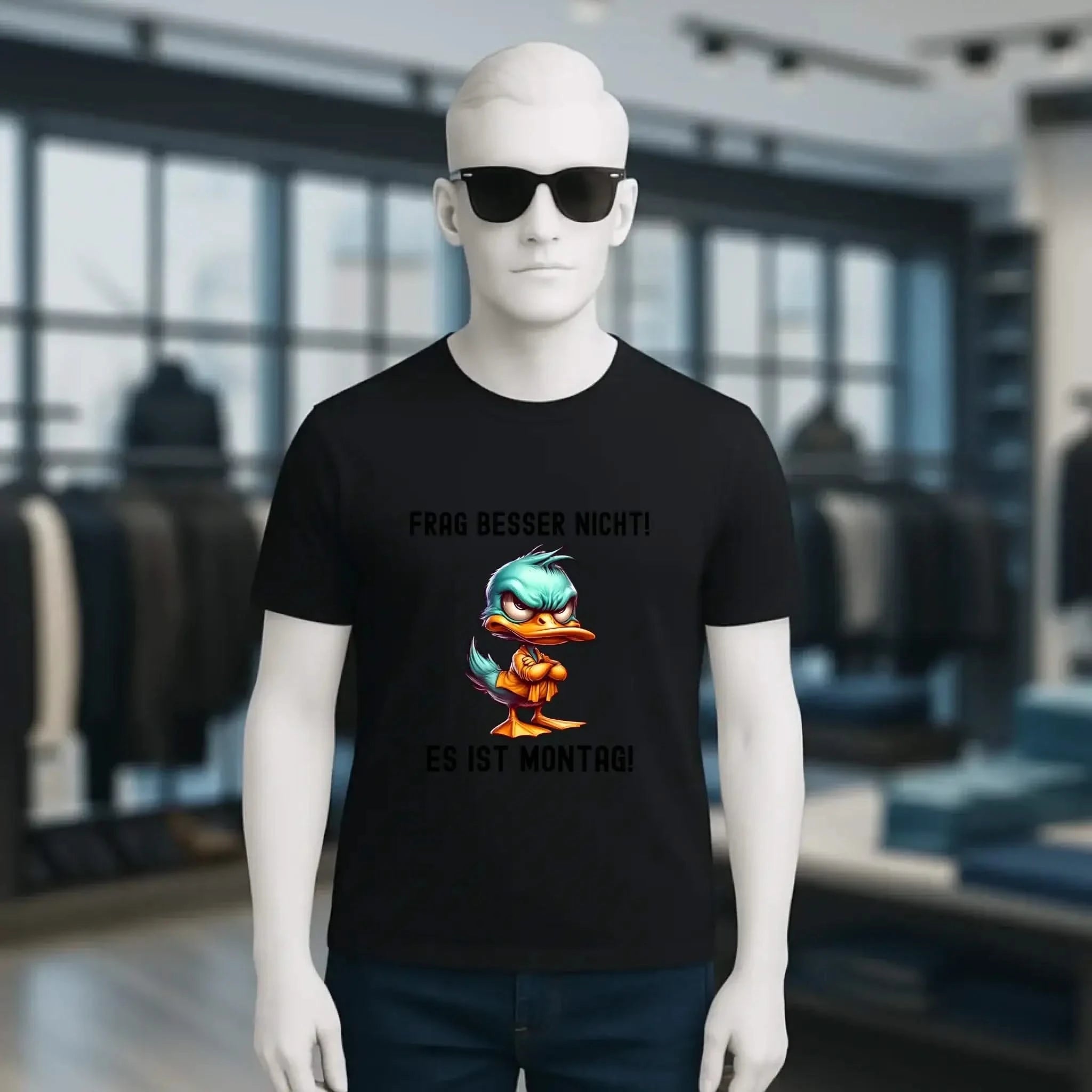 Miese Ente • Passe den Text an • Unisex Premium T-Shirt XS-5XL aus Bio-Baumwolle für Damen & Herren • Exklusivdesign • personalisiert