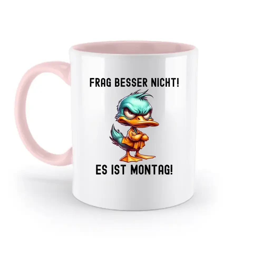 Miese Ente • Passe den Text an • zweifarbige Tasse • Exklusivdesign • personalisiert