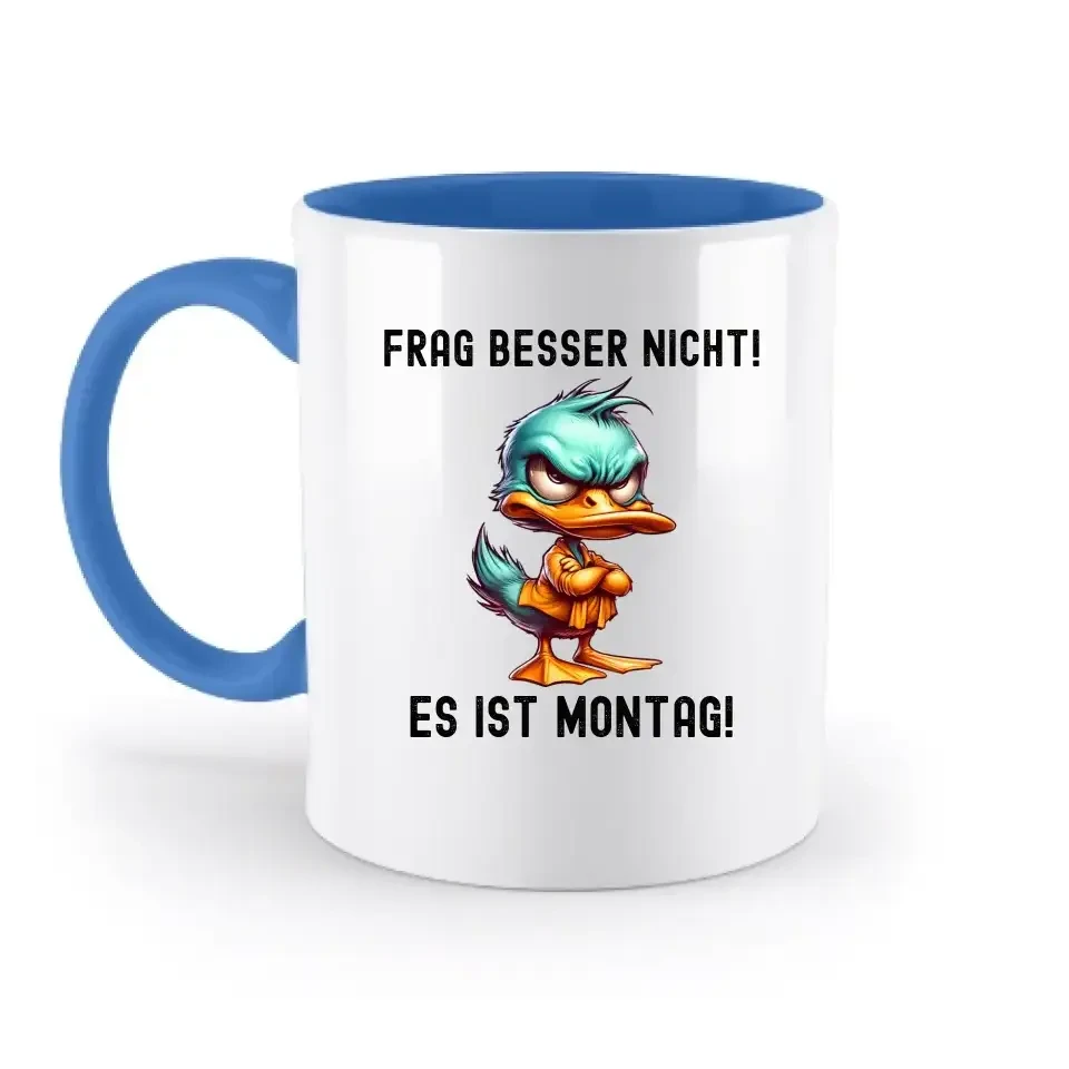 Miese Ente • Passe den Text an • zweifarbige Tasse • Exklusivdesign • personalisiert