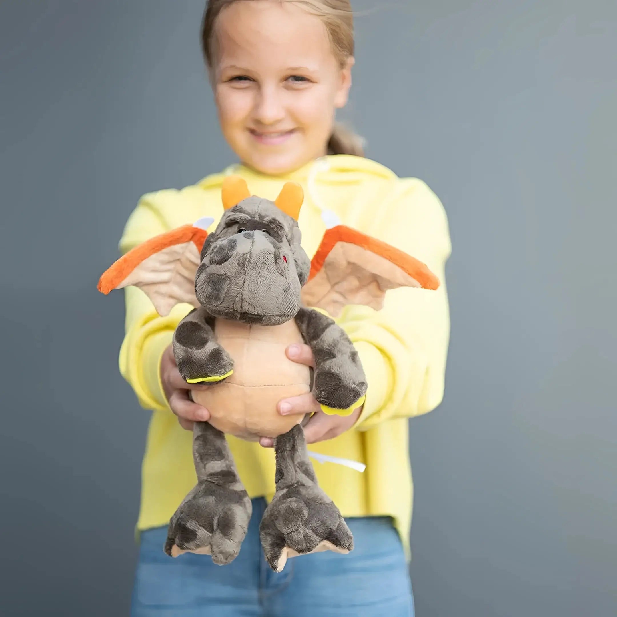 MiniFeet® Drache Edda Kuschelfreundin • Stofftier • Plüschtier - Plüschtier