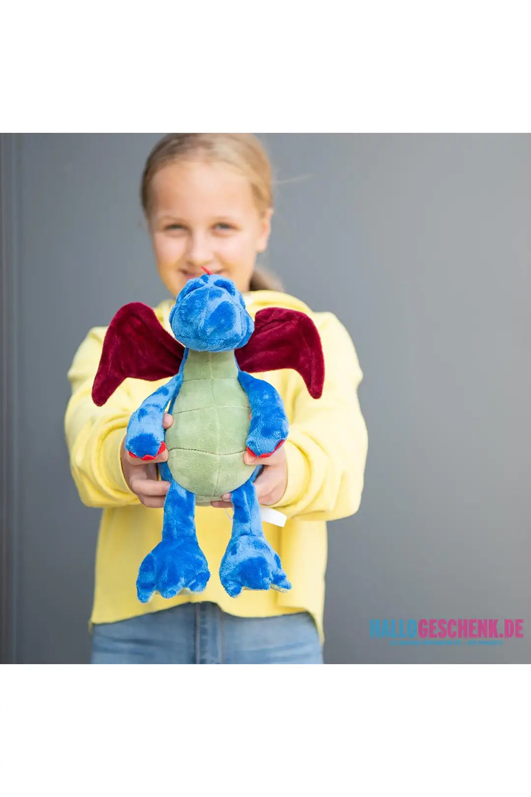 MiniFeet® Drache Magnus Kuschelfreund • Stofftier • Plüschtier - Plüschtier