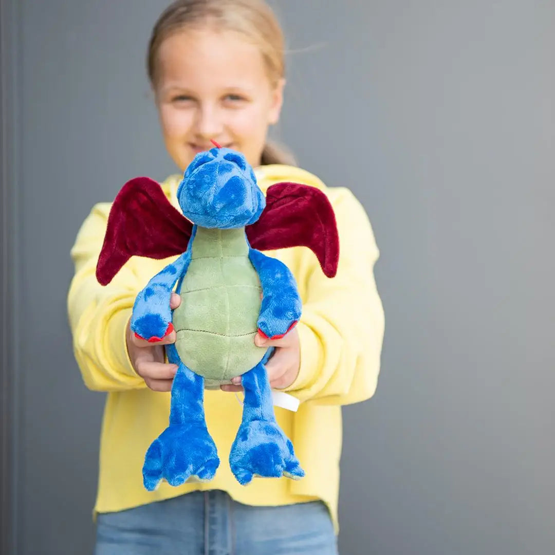 MiniFeet® Drache Magnus Kuschelfreund • Stofftier • Plüschtier - Plüschtier