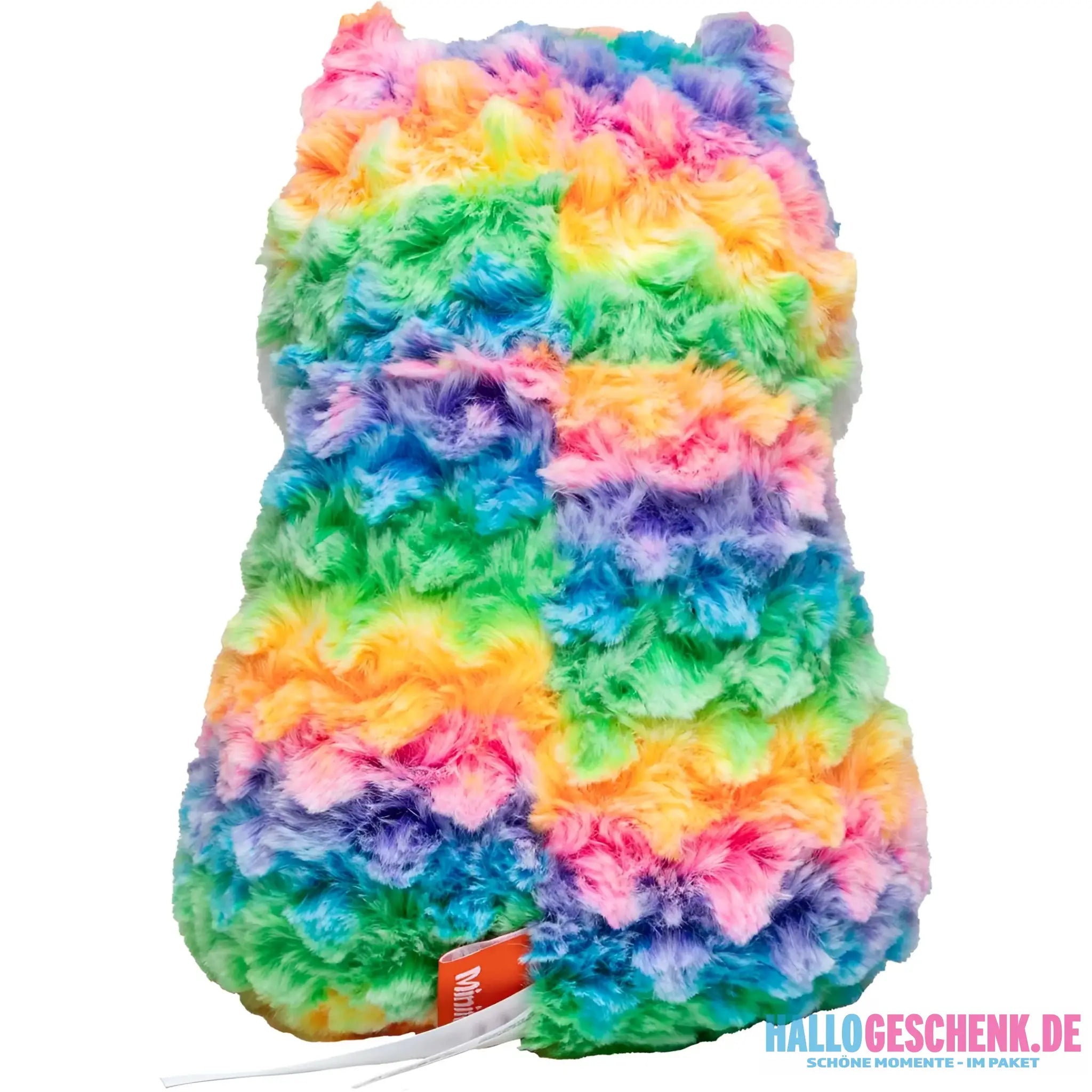 MiniFeet® Hamster Holly – Regenbogenfarbener Kuschelfreund • Plüschtier • Stofftier - Plüschtier