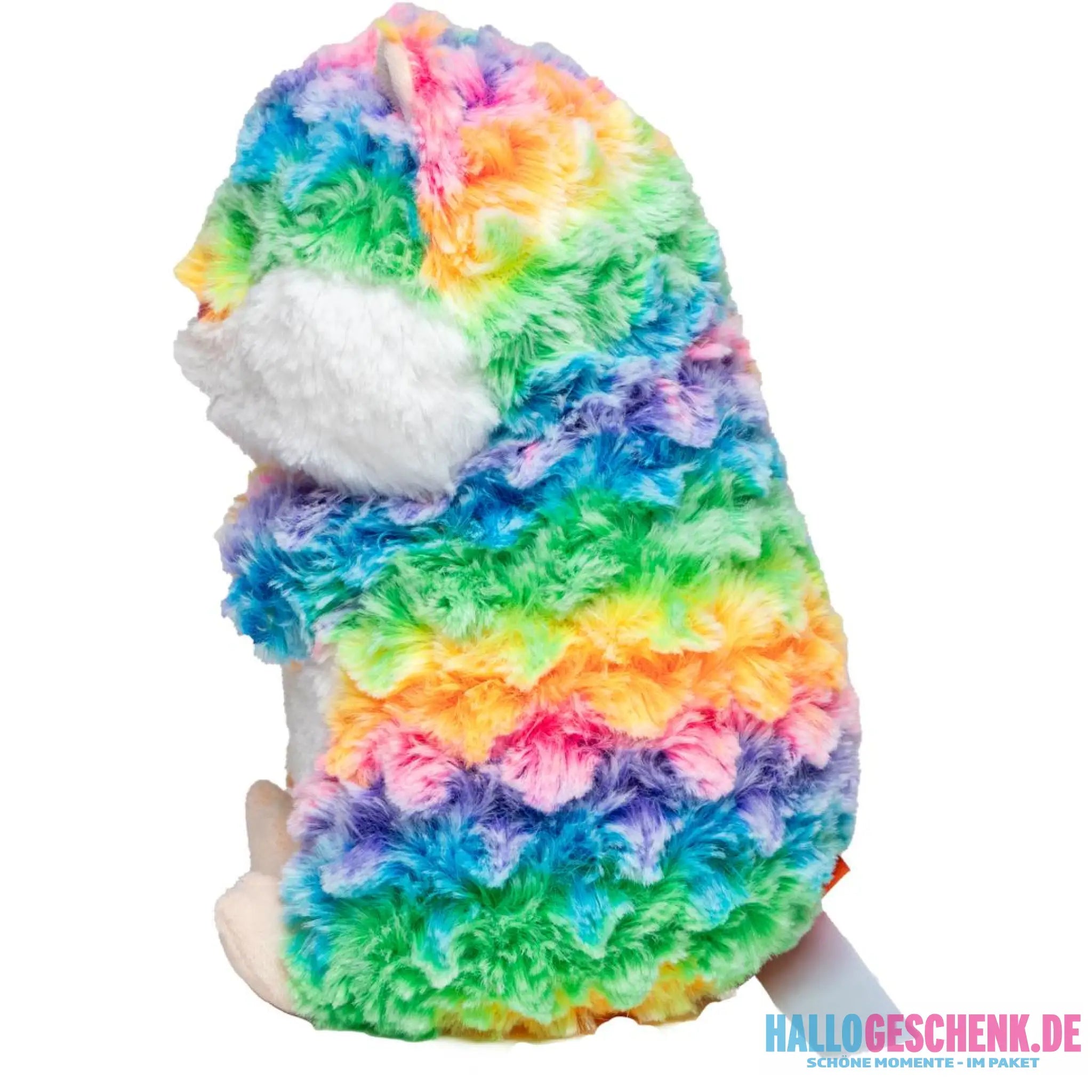 MiniFeet® Hamster Holly – Regenbogenfarbener Kuschelfreund • Plüschtier • Stofftier - Plüschtier