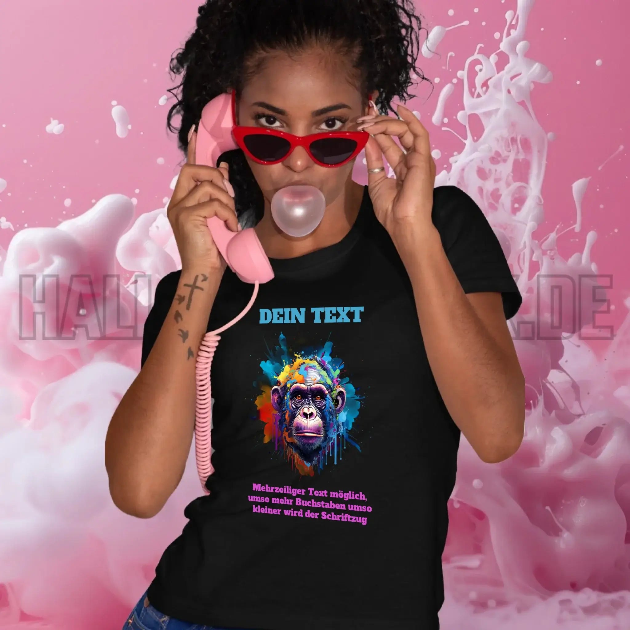 MIX-IT-DESIGNER Motivauswahl • Damen T-Shirt Fitted • Bio • personalisiert