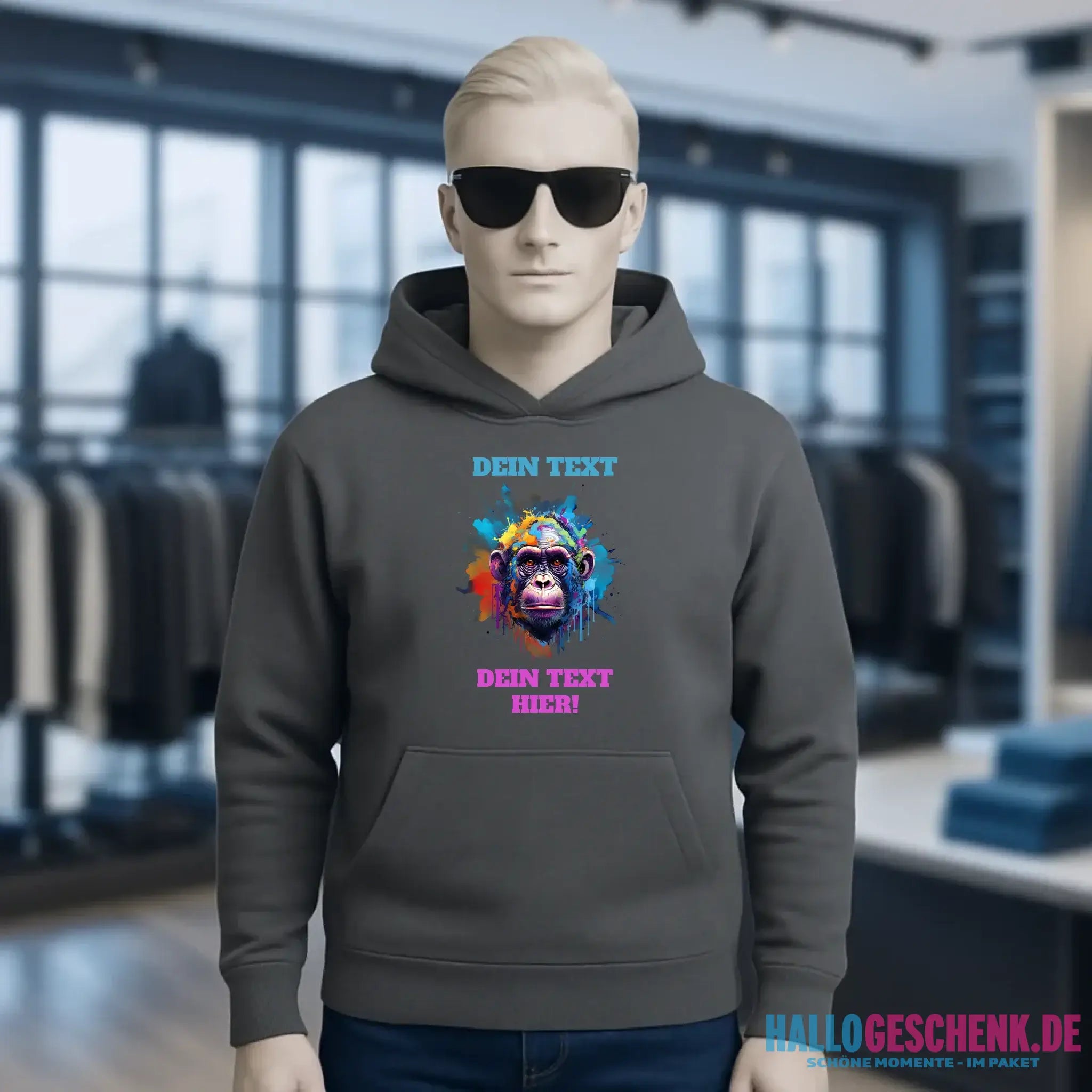 MIX-IT-DESIGNER Motivauswahl • Unisex Premium Hoodie XS-5XL aus Bio-Baumwolle für Damen & Herren • personalisiert