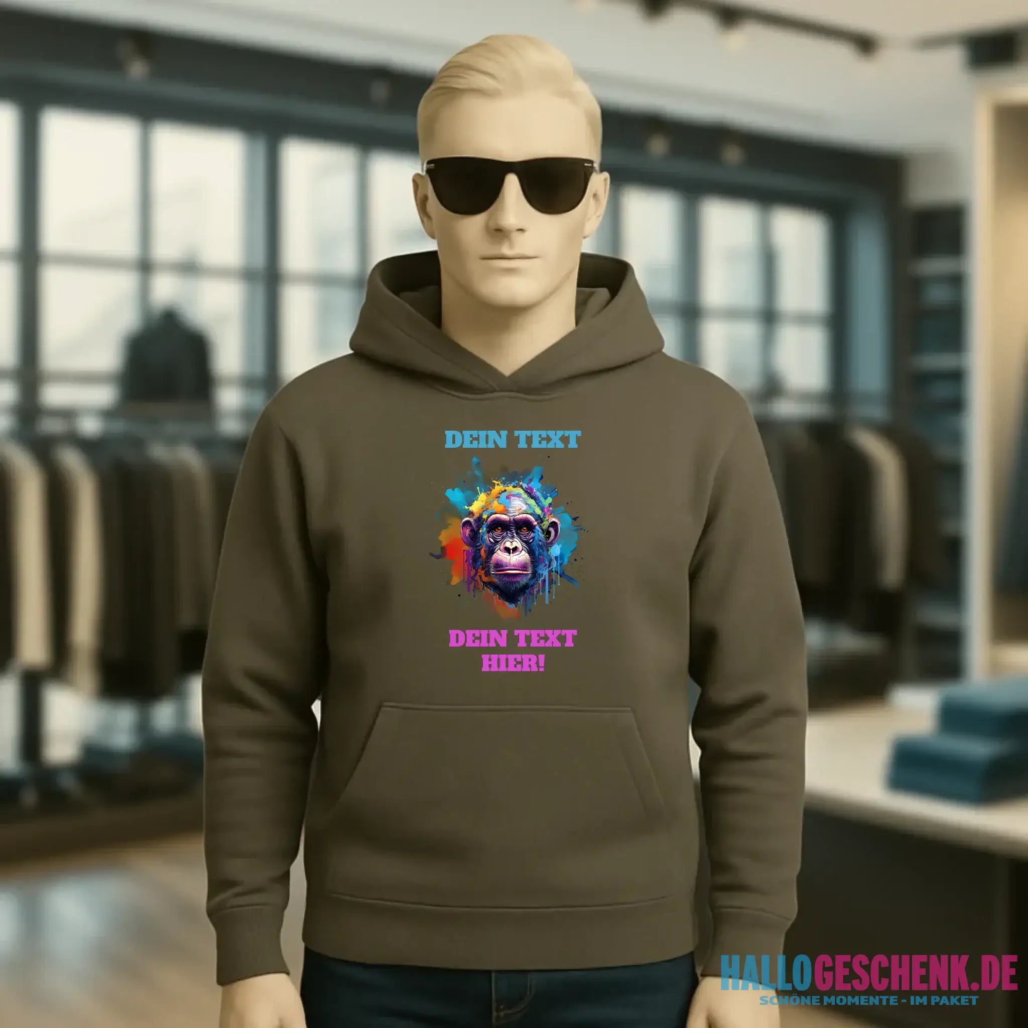 MIX-IT-DESIGNER Motivauswahl • Unisex Premium Hoodie XS-5XL aus Bio-Baumwolle für Damen & Herren • personalisiert