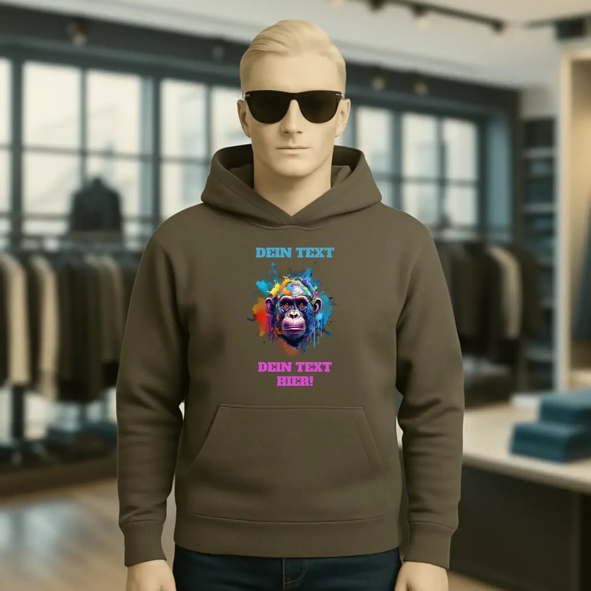 MIX-IT-DESIGNER Motivauswahl • Unisex Premium Hoodie XS-5XL aus Bio-Baumwolle für Damen & Herren • personalisiert