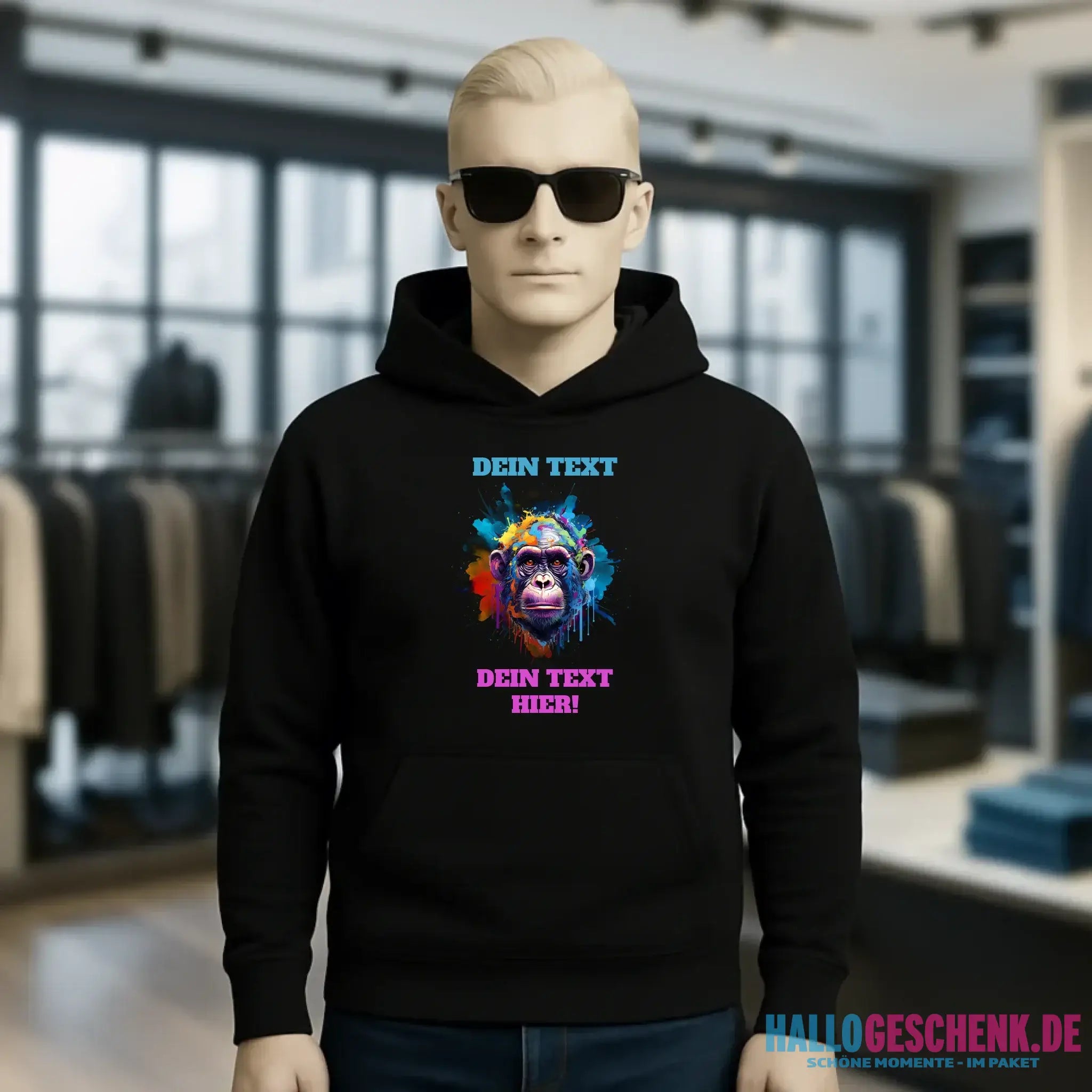 MIX-IT-DESIGNER Motivauswahl • Unisex Premium Hoodie XS-5XL aus Bio-Baumwolle für Damen & Herren • personalisiert